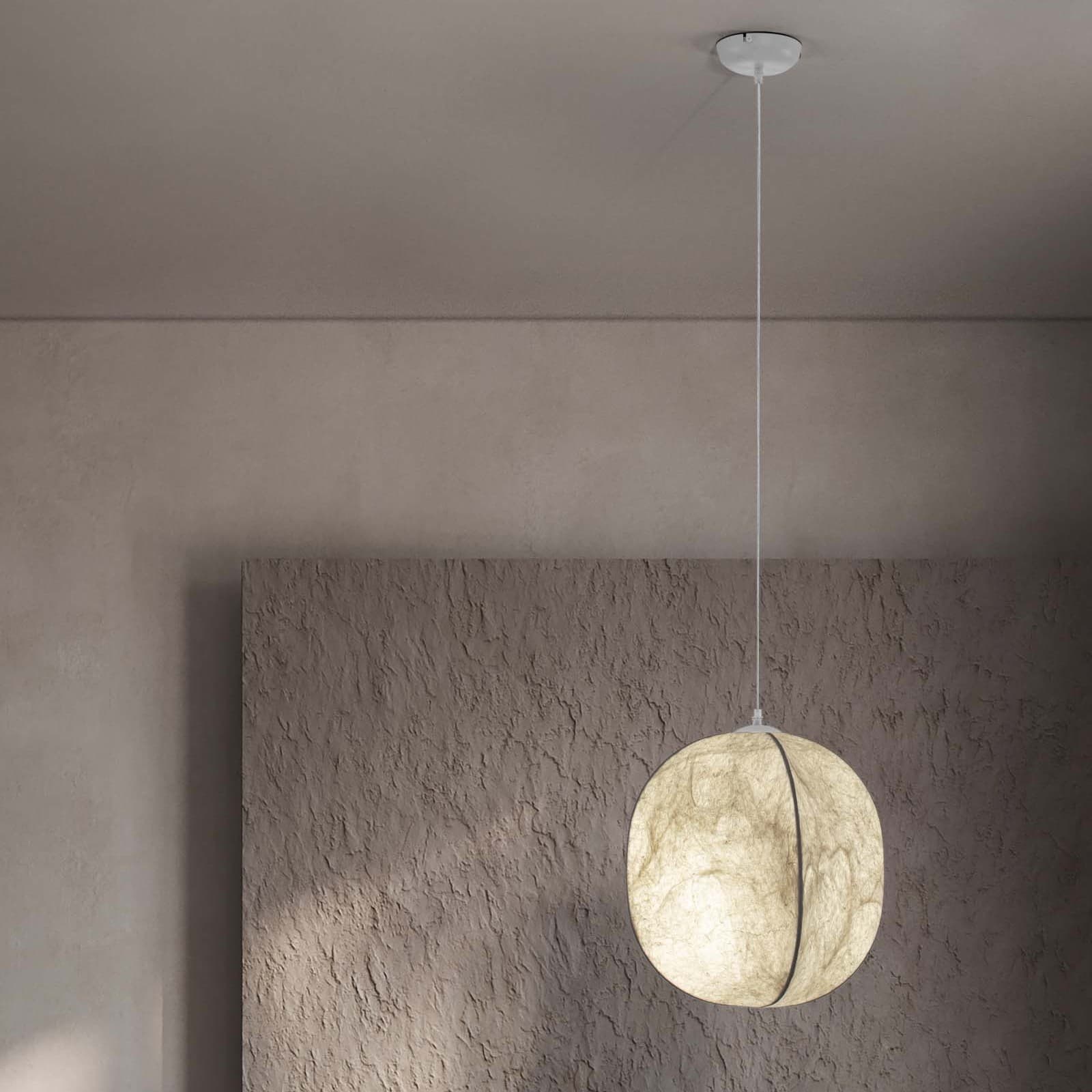 Nova Luce Pierida - lampe suspendue - Ø cm - blanc sablé