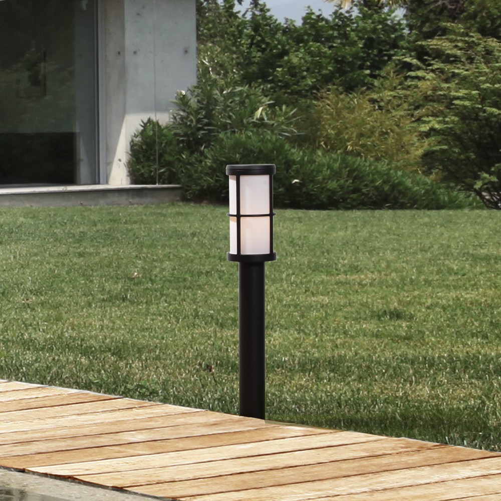 Nova Luce Stone - lampe de jardin - Ø cm - IP54 - anthracite foncé