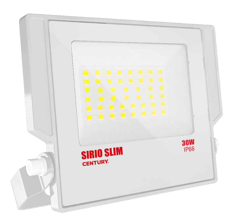 Century Italia Sirio Slim - spot - ,7 x 2,9 cm - 30W LED inclus - IP66 - blanc