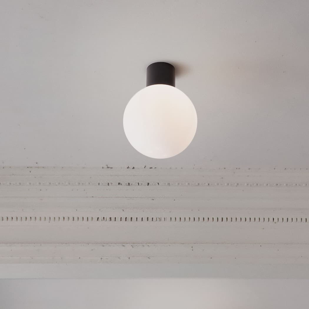 Nova Luce Spix - plafonnier extérieur - Ø cm - IP54 - anthracite foncé
