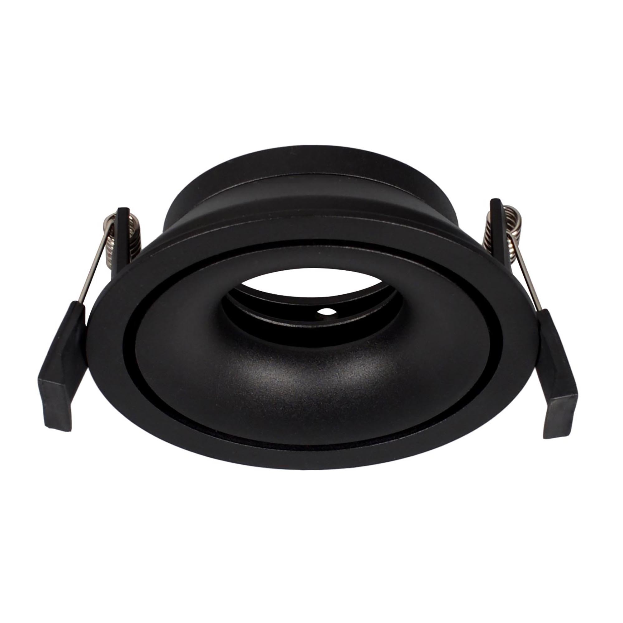 Nova Luce Enzo - spot encastrable - Ø 105 mm, Ø 100 mm encastrable - noir