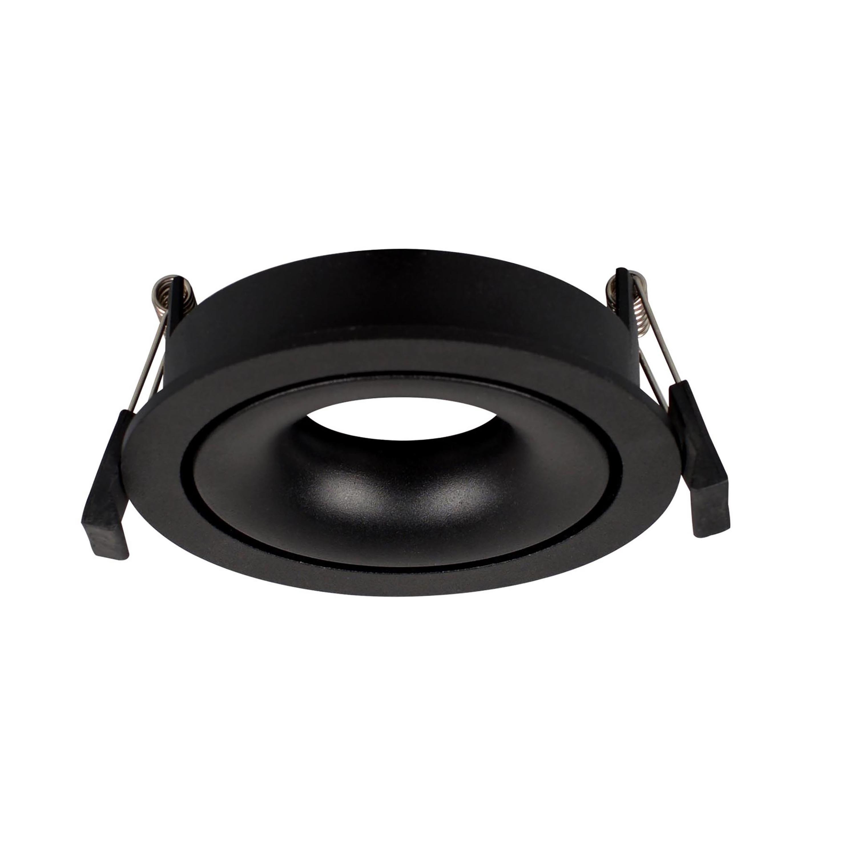 Nova Luce Enzo - spot encastrable - Ø 110 mm, Ø 105 mm encastrable - noir