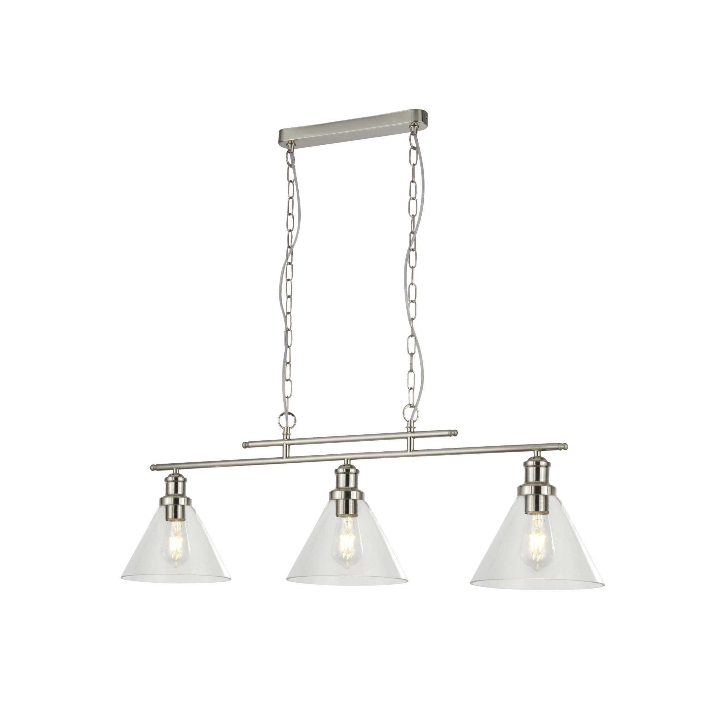 Searchlight Pyramid - lampe suspendue - x - argent satiné
