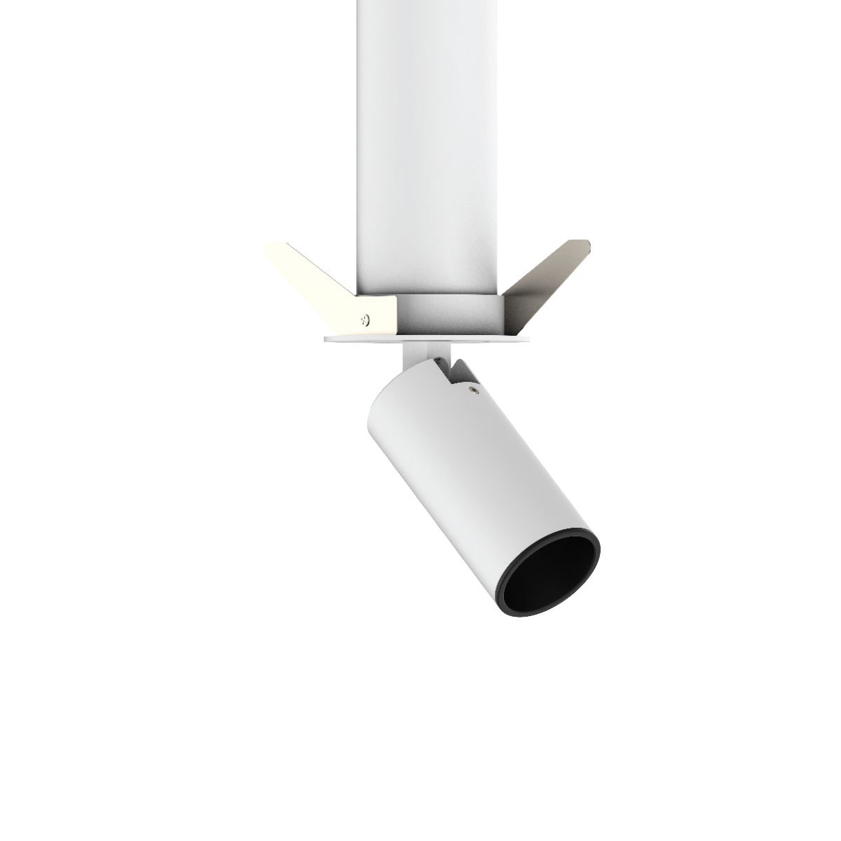 VK Lighting Coko - spot encastrable avec rosace encastrée - Ø 3,5 x 7,3 cm - Ø 60 mm taille de montage, Ø 50 mm taille d"encastrement - 6W LED incl. - blanc