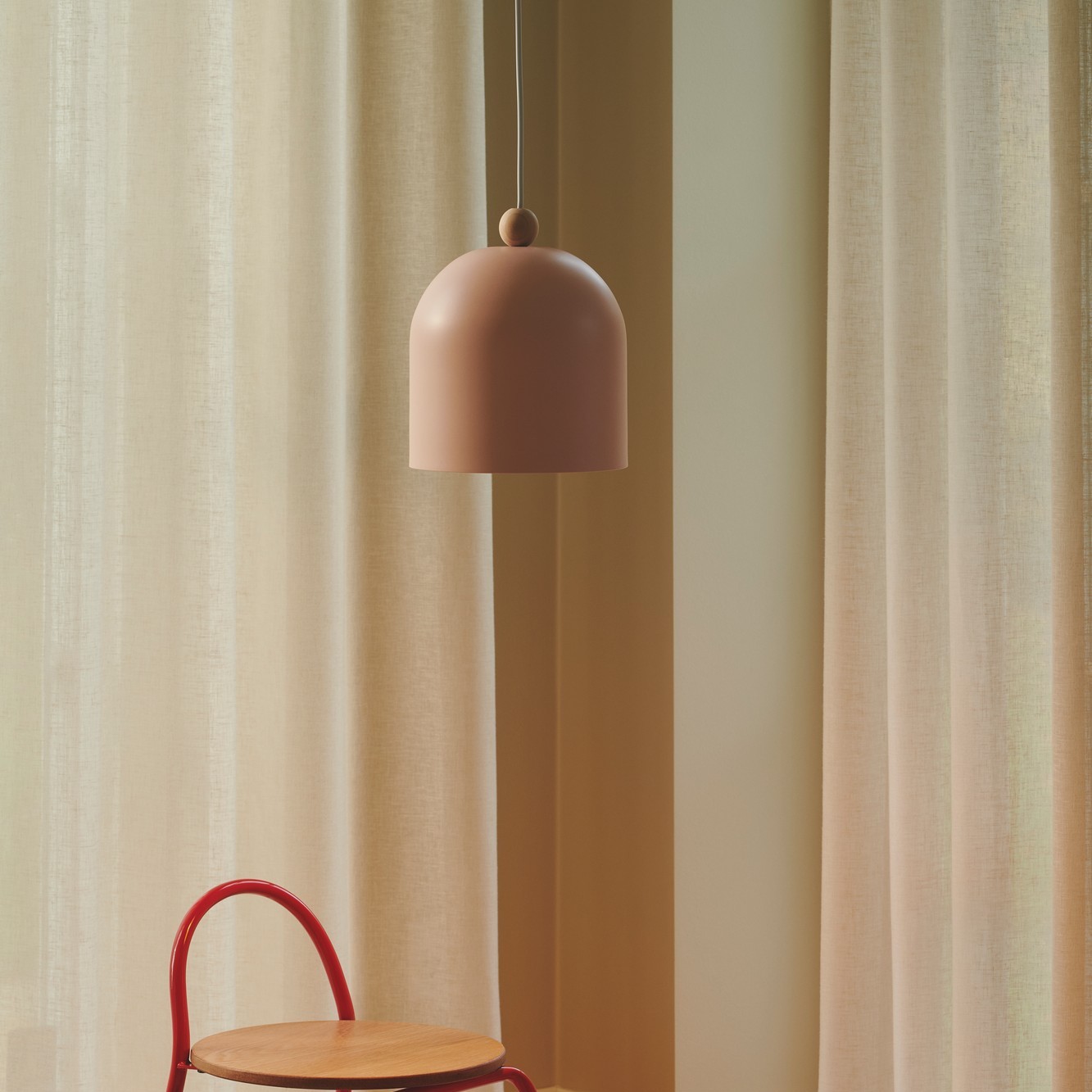 Nordlux Gaston - lampe suspendue - Ø cm - rose poudré