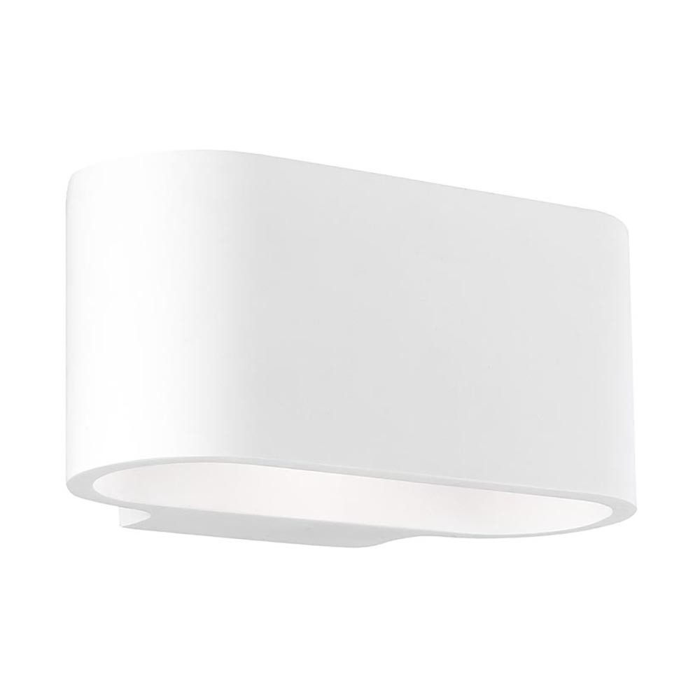 Nova Luce Otello - applique murale - x 9 cm - plâtre blanc