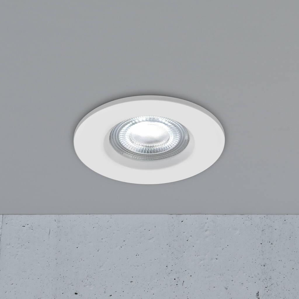 Nordlux Smart Don - spot encastré - éclairage intelligent - Ø 85 mm, Ø 72 mm encastré - 4,7W LED inclus - IP65 - blanc