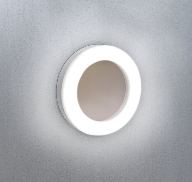 Century Italia Omnia - applique et plafonnier - Ø ,1 cm - 6W LED inclus - IP65 - blanc avec or