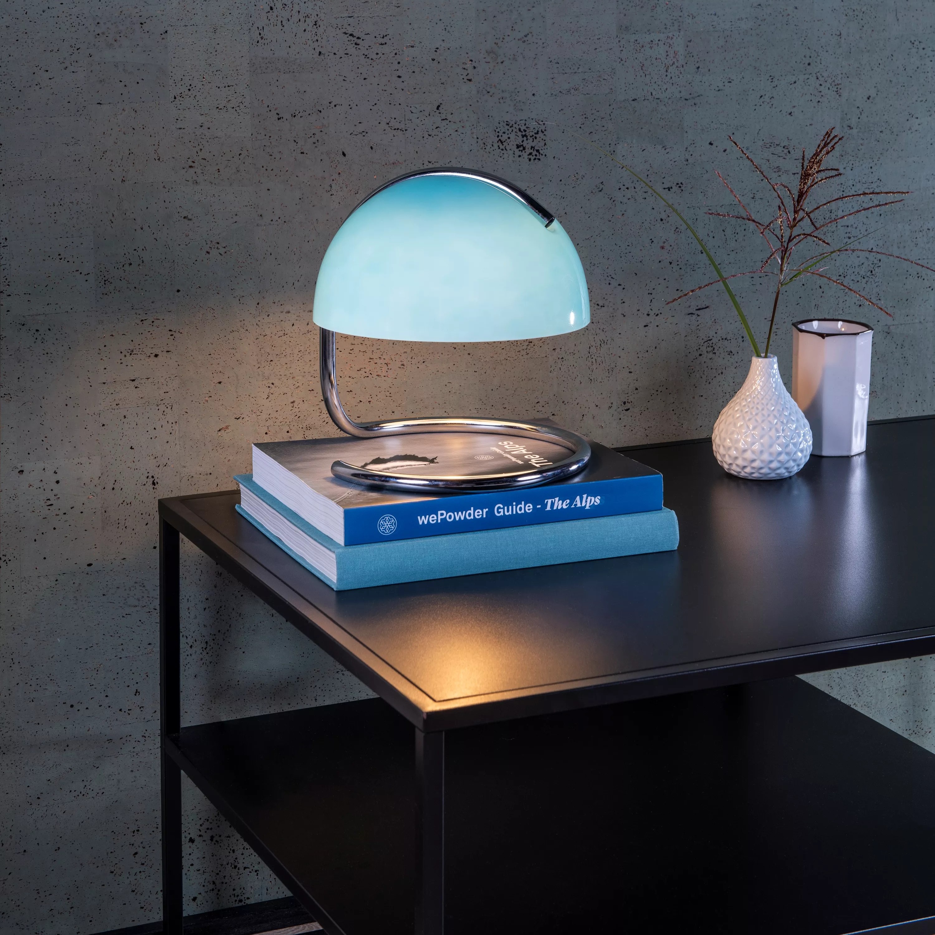 Lucide Cato - lampe à poser - Ø 23,5 x - bleu