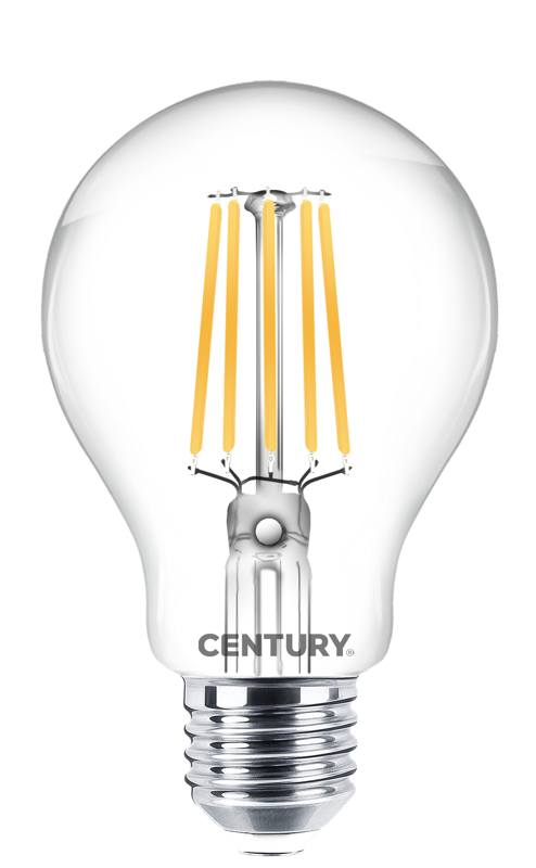 Century Italia Incanto - Ø 7,5 x - E27 - 16W non-dimmable - 2700K - transparent
