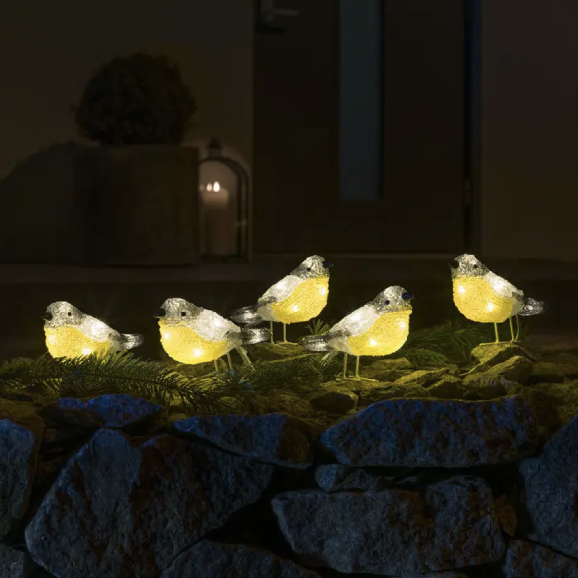 Konstsmide Lumières de Noël - oiseaux - x - IP44 - transparent