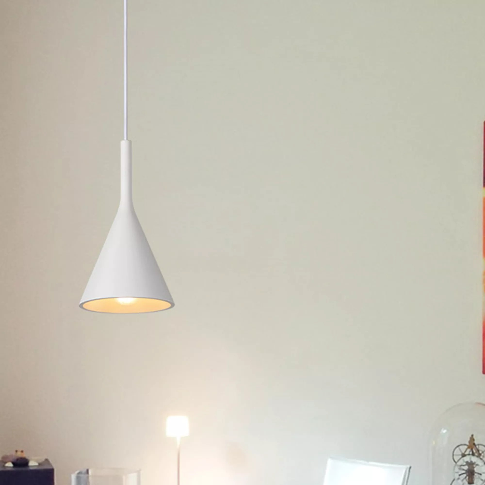 Lucide Gipsy V - lampe suspendue - Ø 16,5 x - blanc