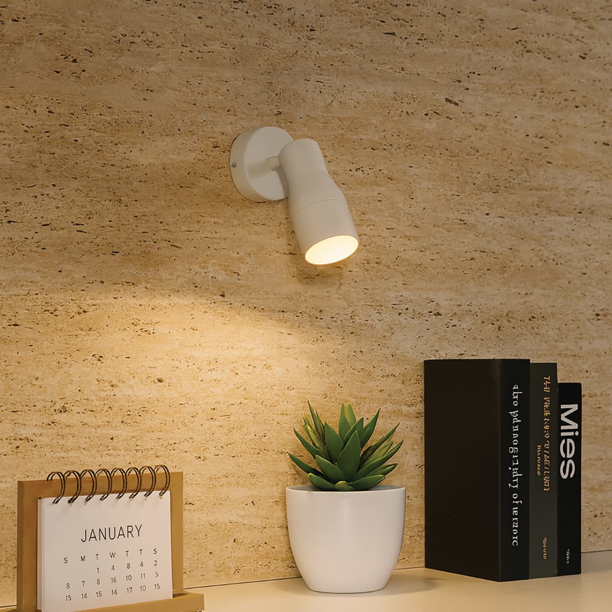 VK Lighting Iluma - applique et plafonnier - Ø ,8 cm - beige