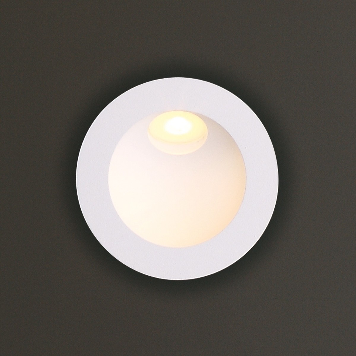 Maxlight Time - applique encastrée - Ø cm - 2W LED inclus - IP54 - blanc