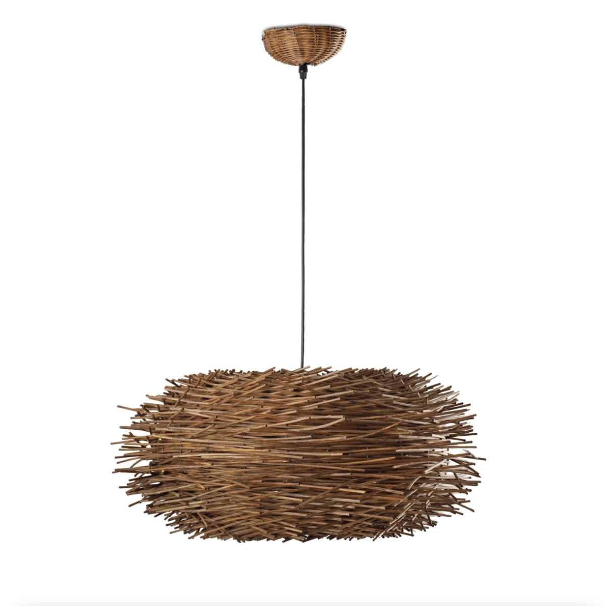 Faro Nido - lampe suspendue - Ø cm - brun