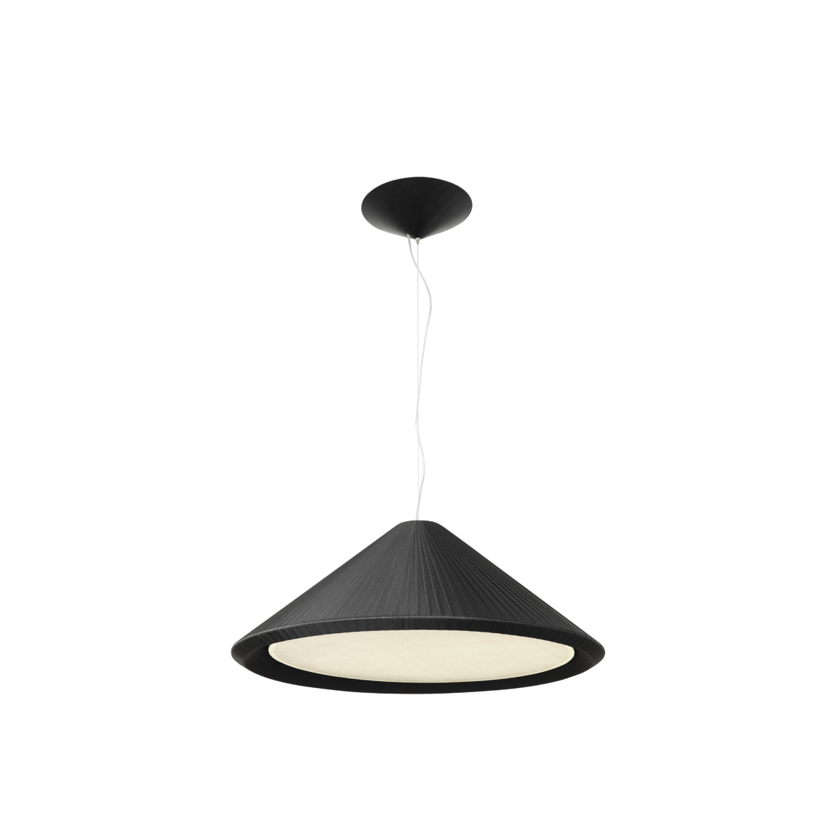 Faro Saigon-in - lampe suspendue - Ø cm - noir mat