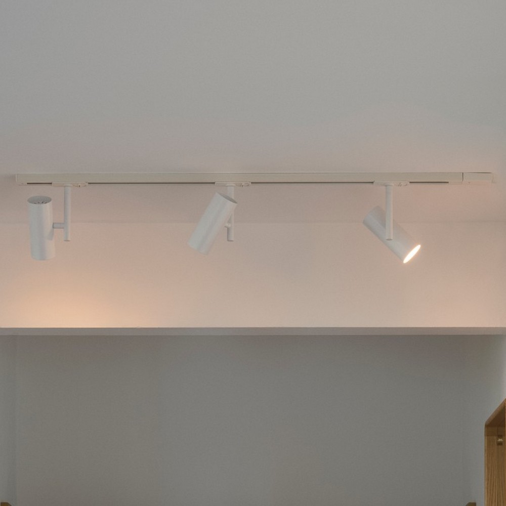 Nordlux Jerome Link 3-Kit + 1M Rail - spot sur rail GU10 - Ø16 x - blanc
