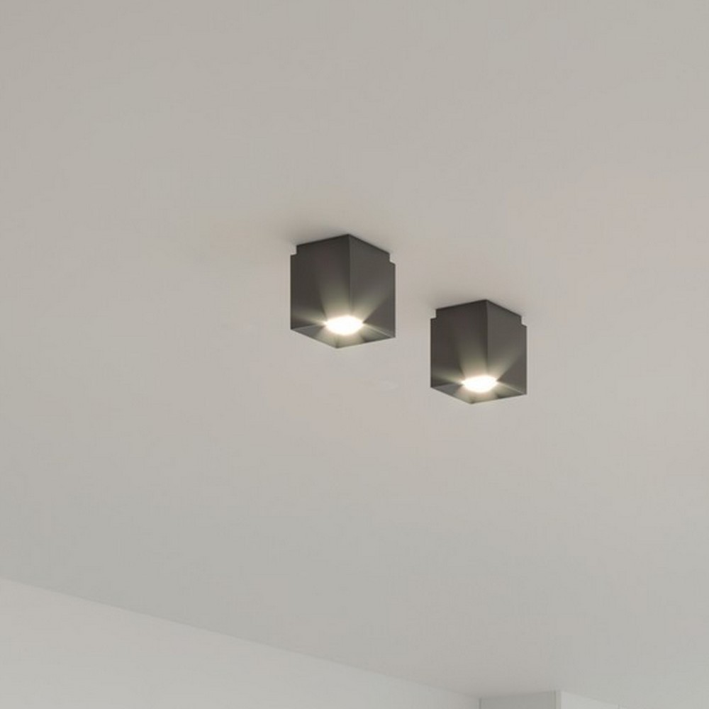 Nordlux Ethan - spot en saillie - 10,5 x 10,5 x - noir