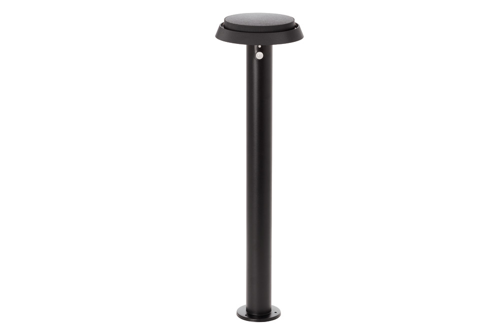 Integral LED True - borne de jardin solaire avec détecteur de mouvement - Ø cm - LED 6W inclus - couleur de lumière réglable - IP65 - noir