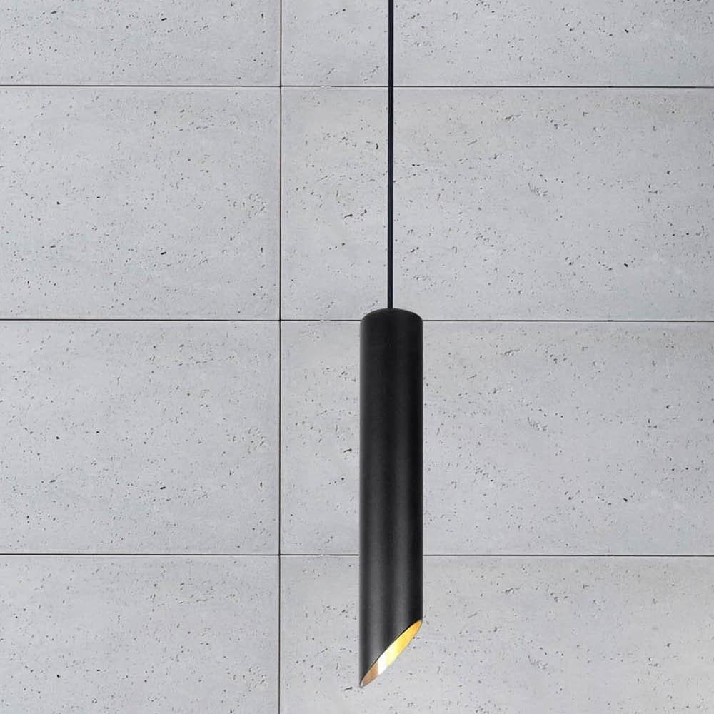 Nova Luce Pero - lampe suspendue - Ø cm - noir et or