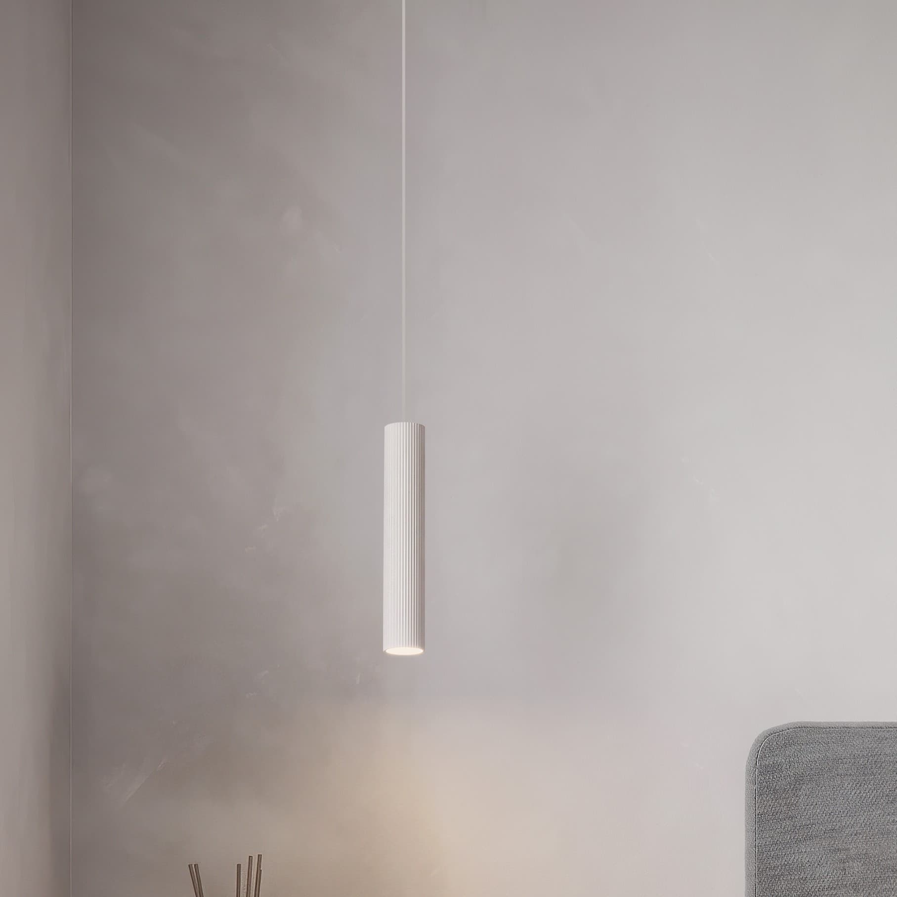 Nova Luce Comet - lampe suspendue - Ø cm - blanc sable