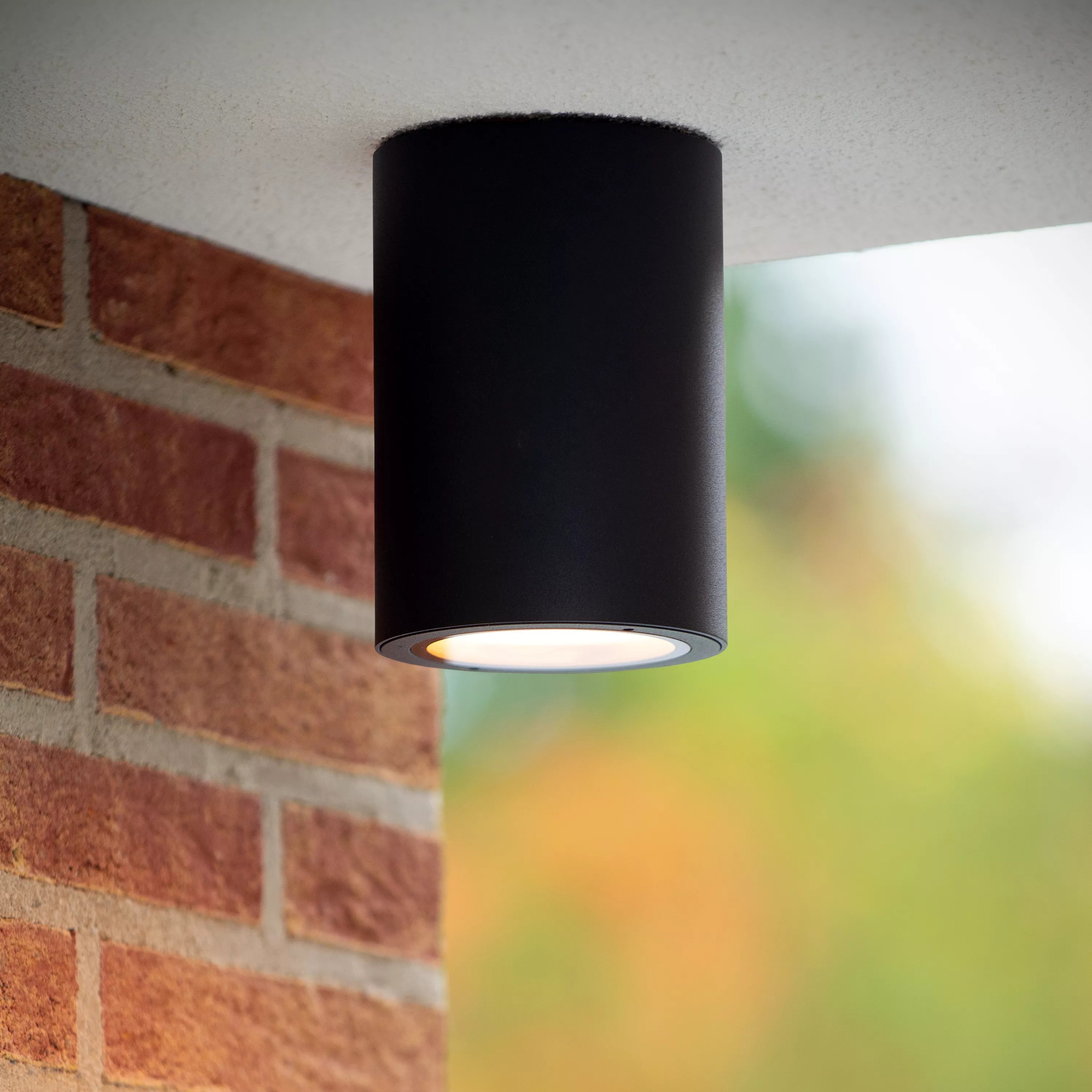 Lucide Volantis - spot en saillie - Ø 10,8 x 15,5 cm - IP54 - noir