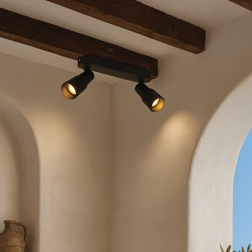 VK Lighting Iluma - applique et plafonnier - ,8 x 6 cm - noir — vue 3