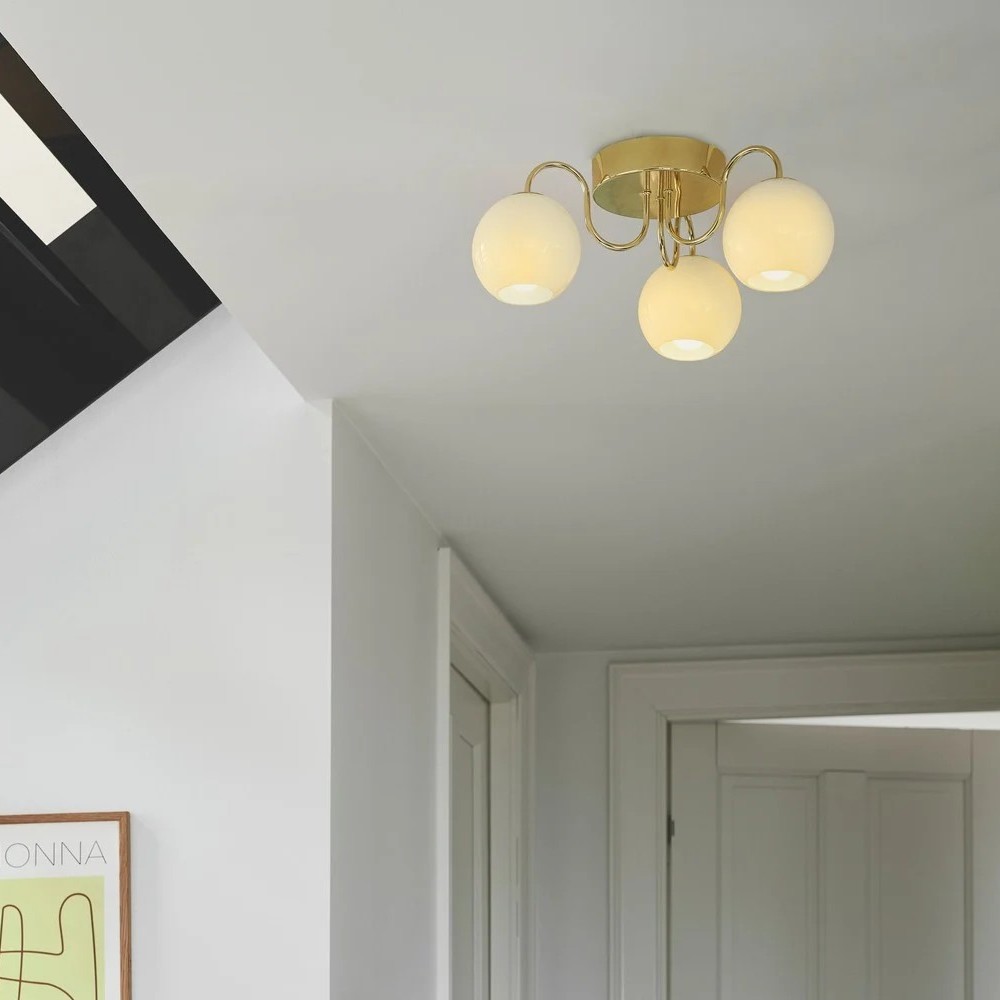Nordlux Franca - plafonnier 3L - cm - laiton