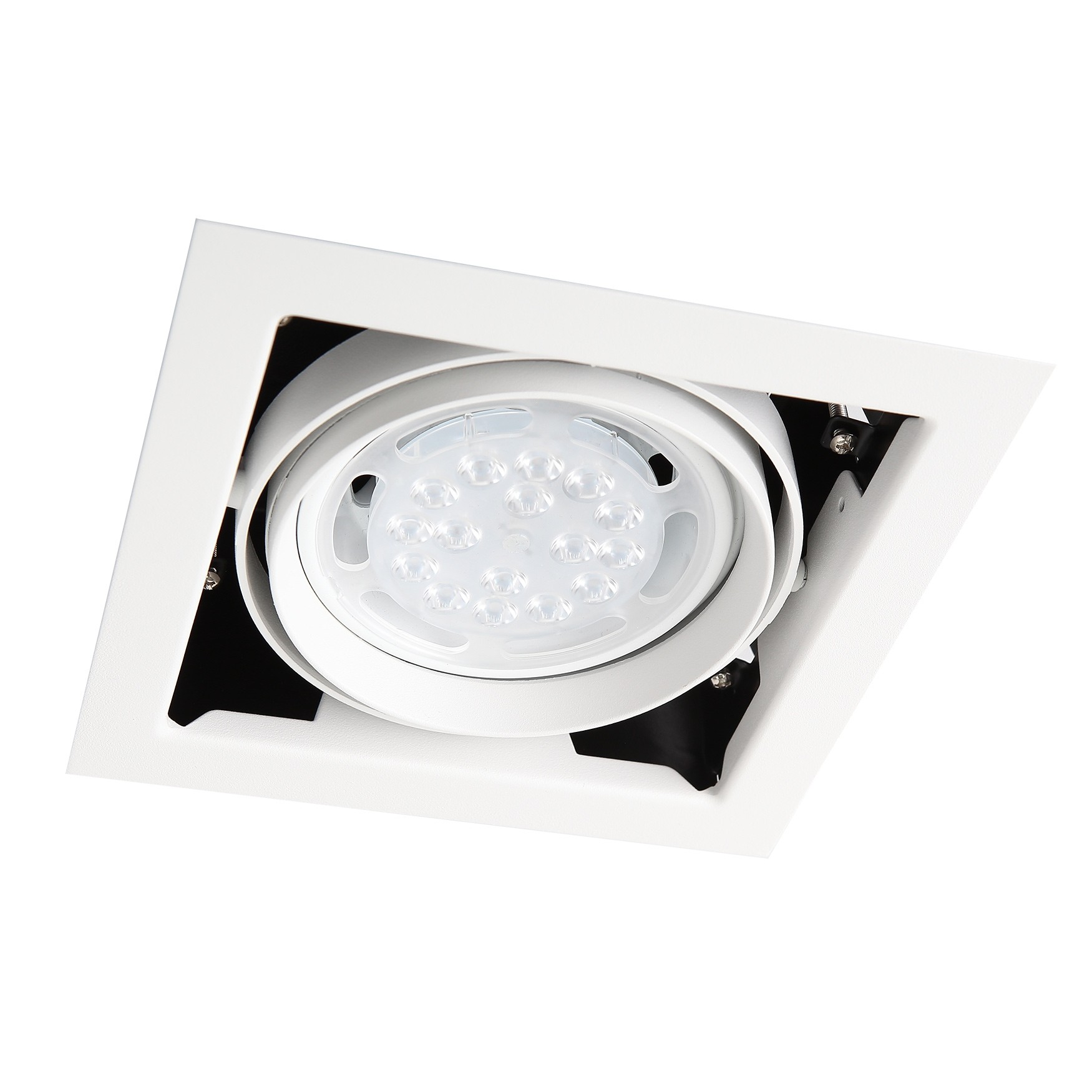 Maxlight Matrix I - spot encastré 1L - mm, mm format encastré - blanc