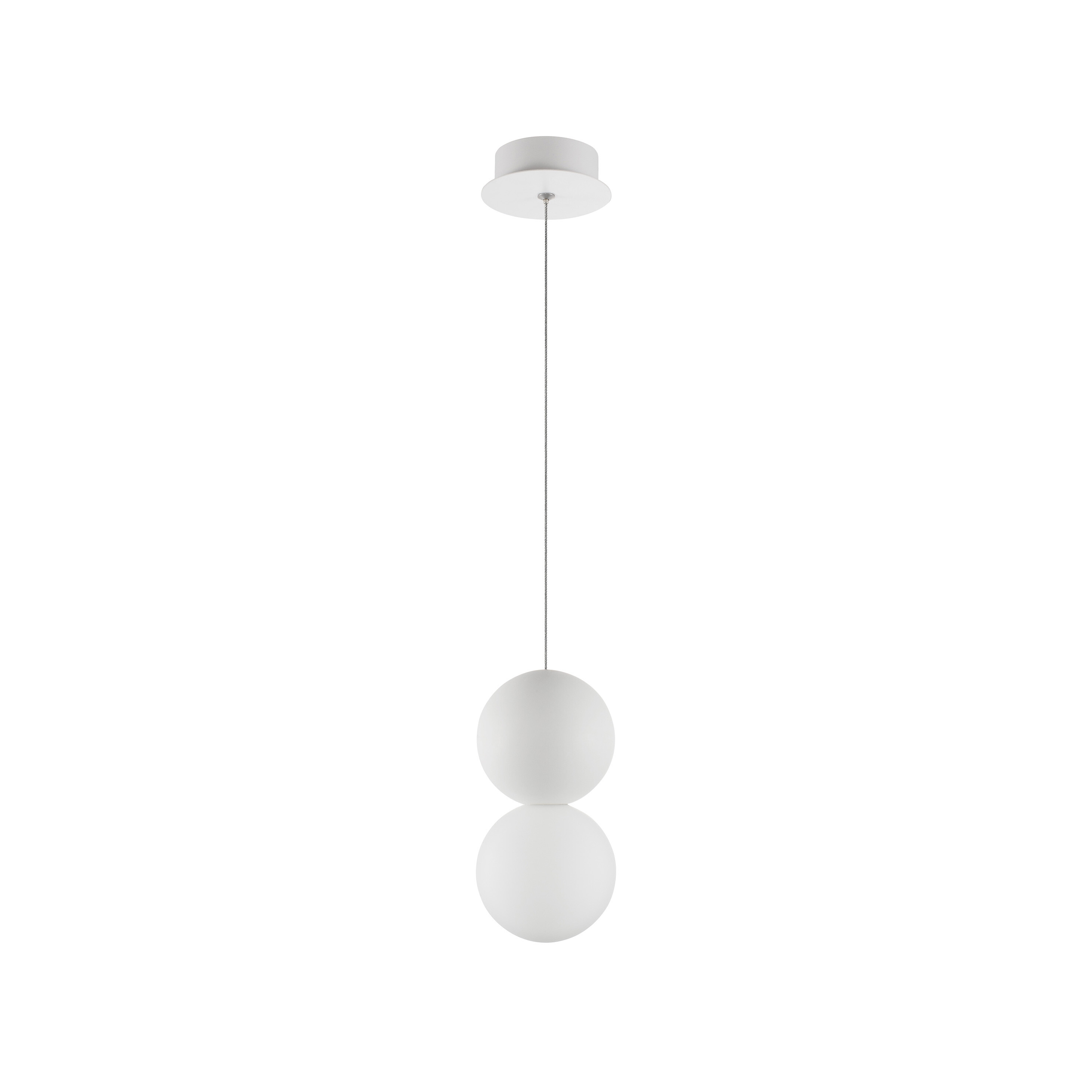 Nova Luce Zero - lampe suspendue - Ø cm - blanc