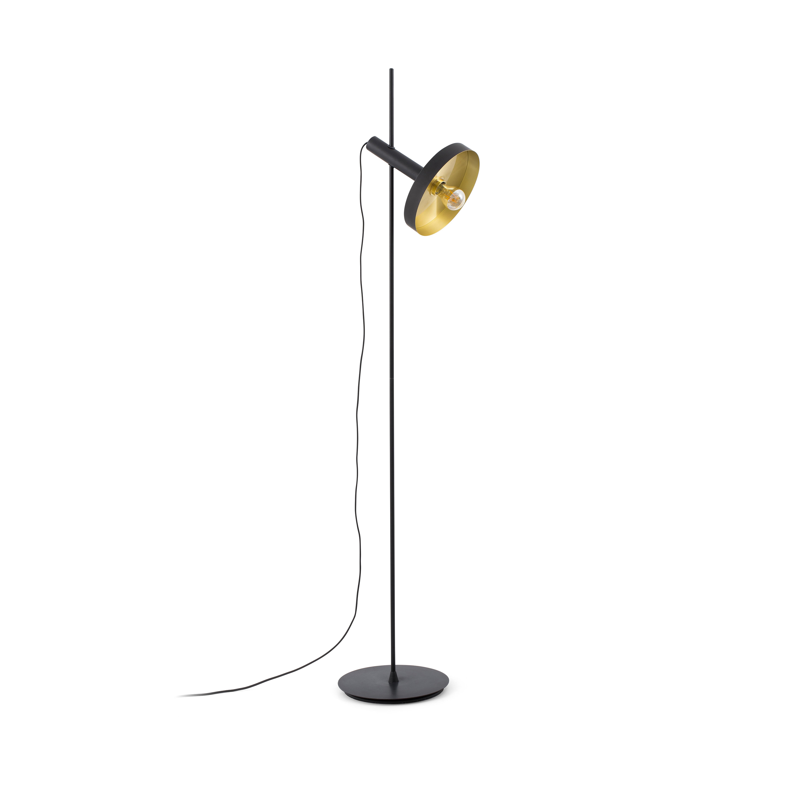 Faro Whiz - lampadaire - - noir et or