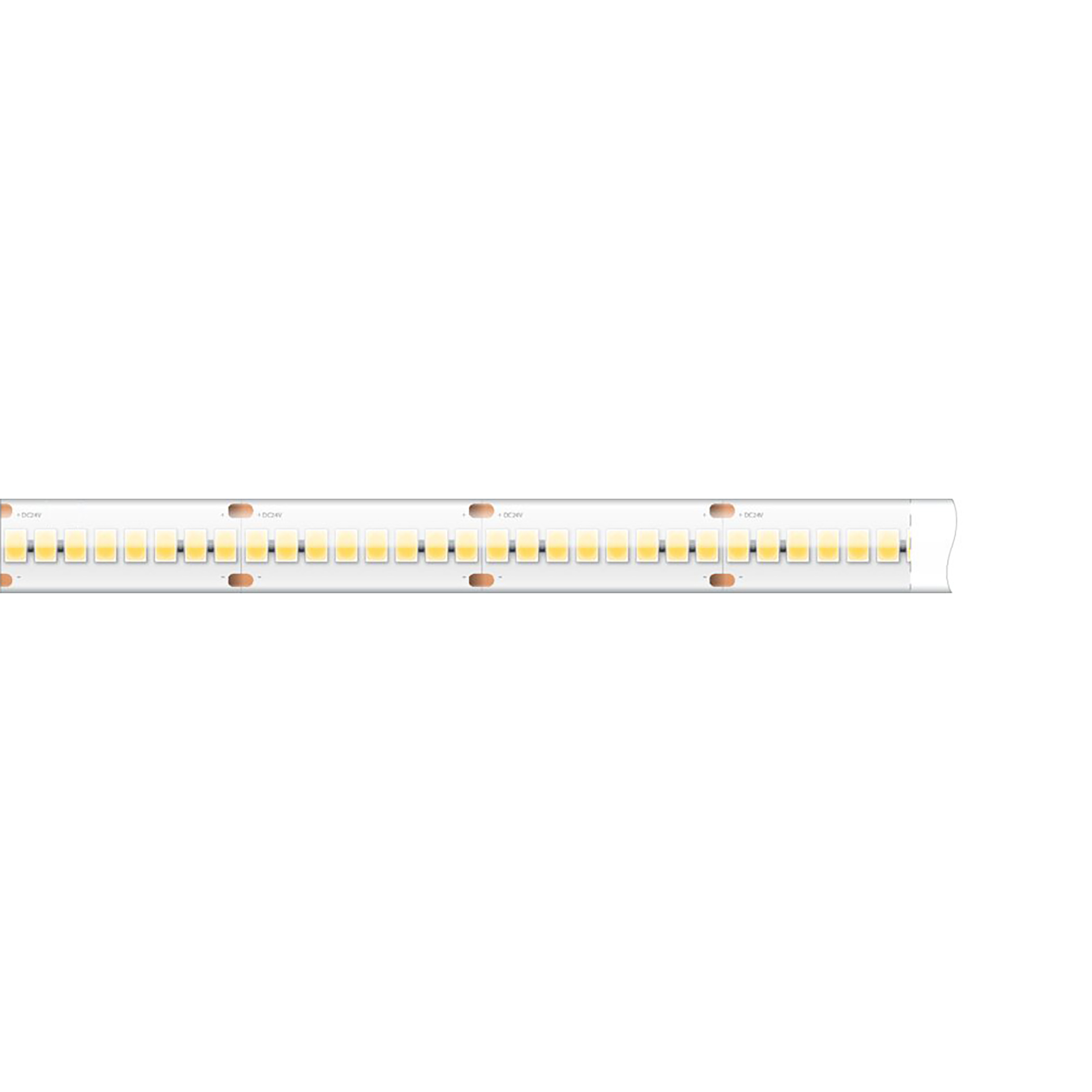 Bande LED KLUS - 1 cm de largeur, de longueur - 24Vdc - dimmable - 8,3W par mètre - 240 LED par mètre - IP65
