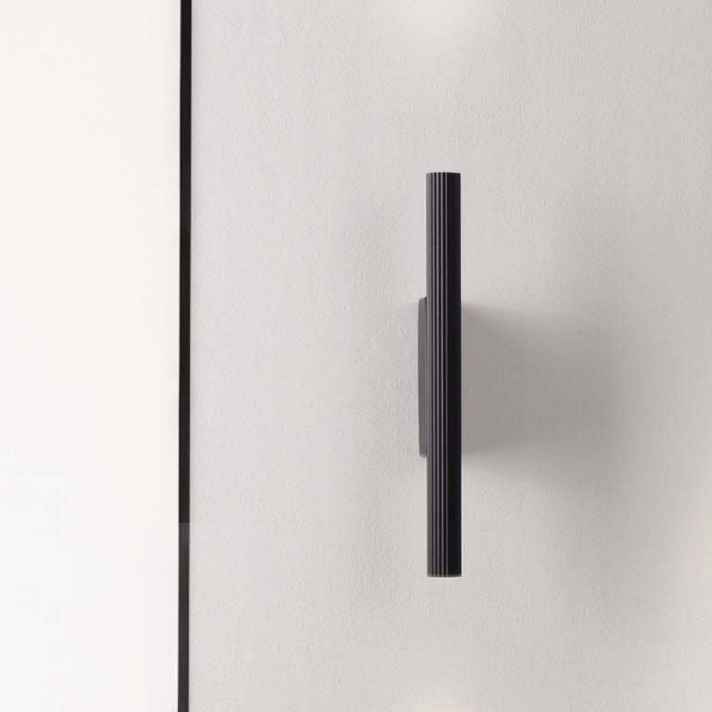 Nova Luce Paron - applique murale - 2,5 x cm - 11W LED inclus - noir sablé