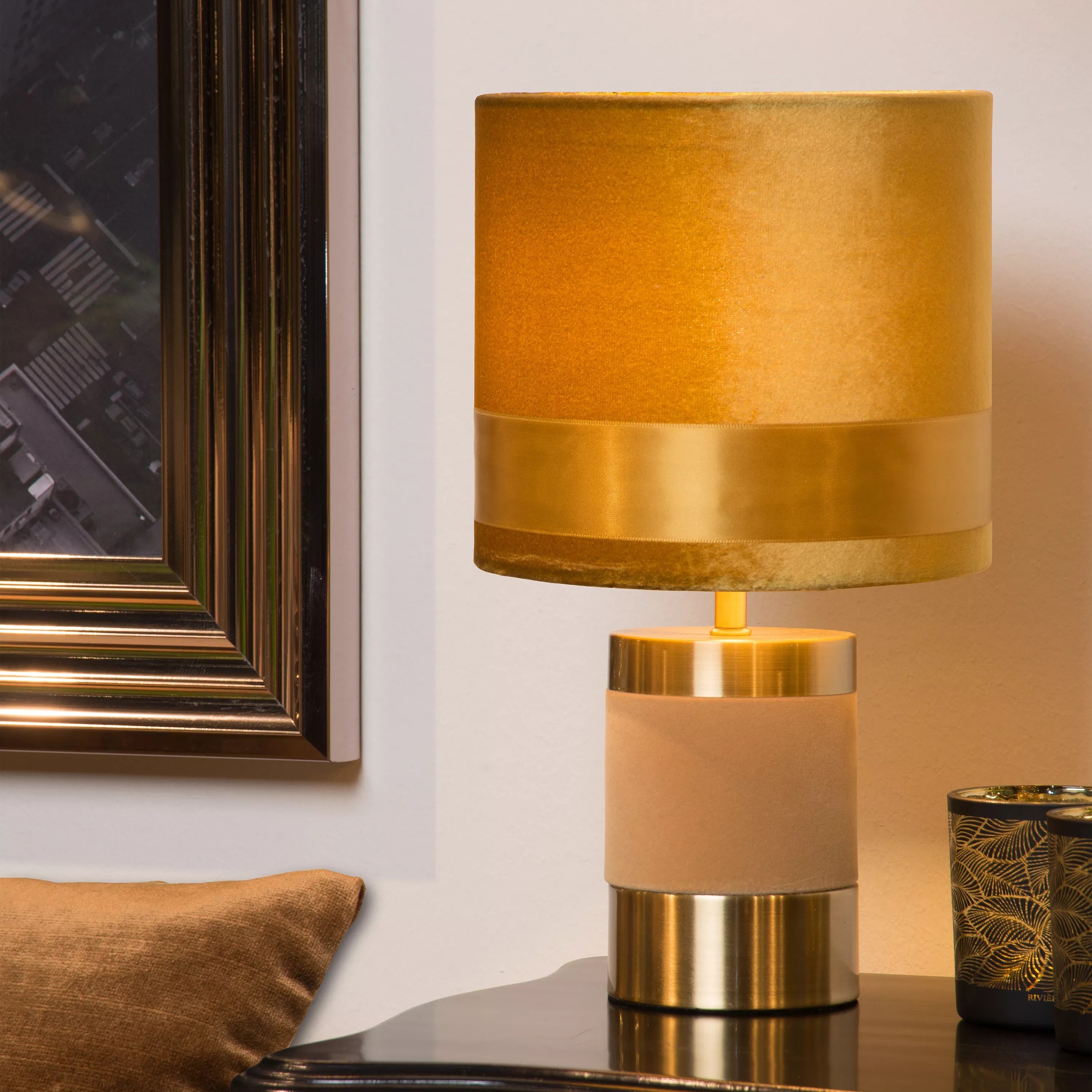 Lucide Extravaganza Frizzle - lampe à poser - Ø cm - jaune