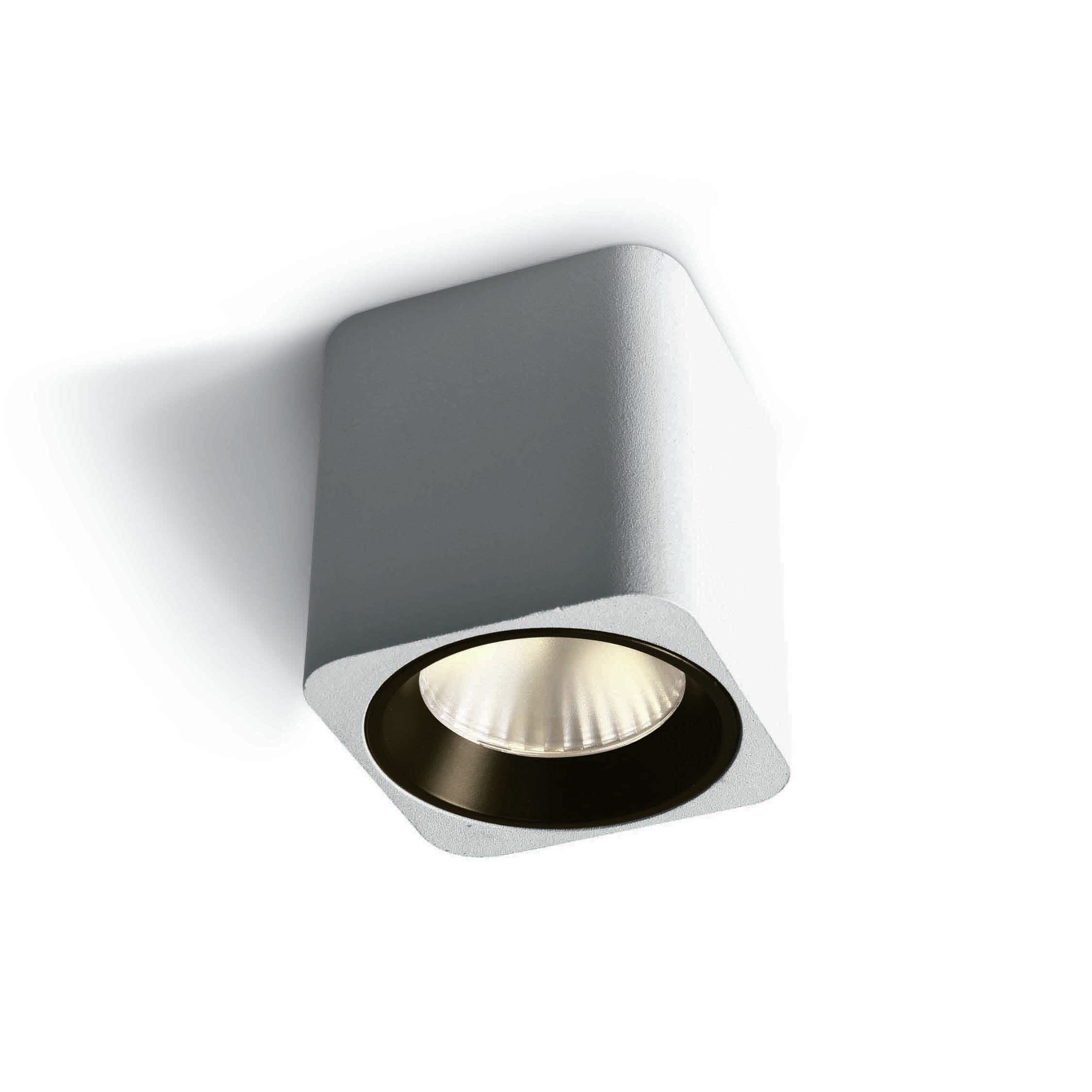 ONE Light Cylindres LED Chill Out - spot en saillie 1L - x 6,5 cm - 7W LED dimmable inclus - blanc