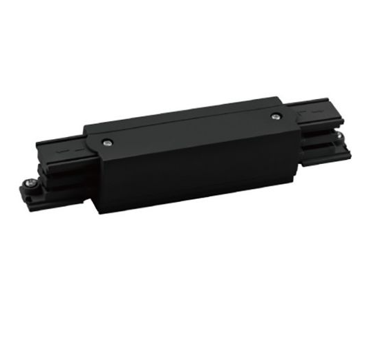 Maxlight Track - alimentation électrique connecteur droit pour rails - .5 x 32.5 mm - noir