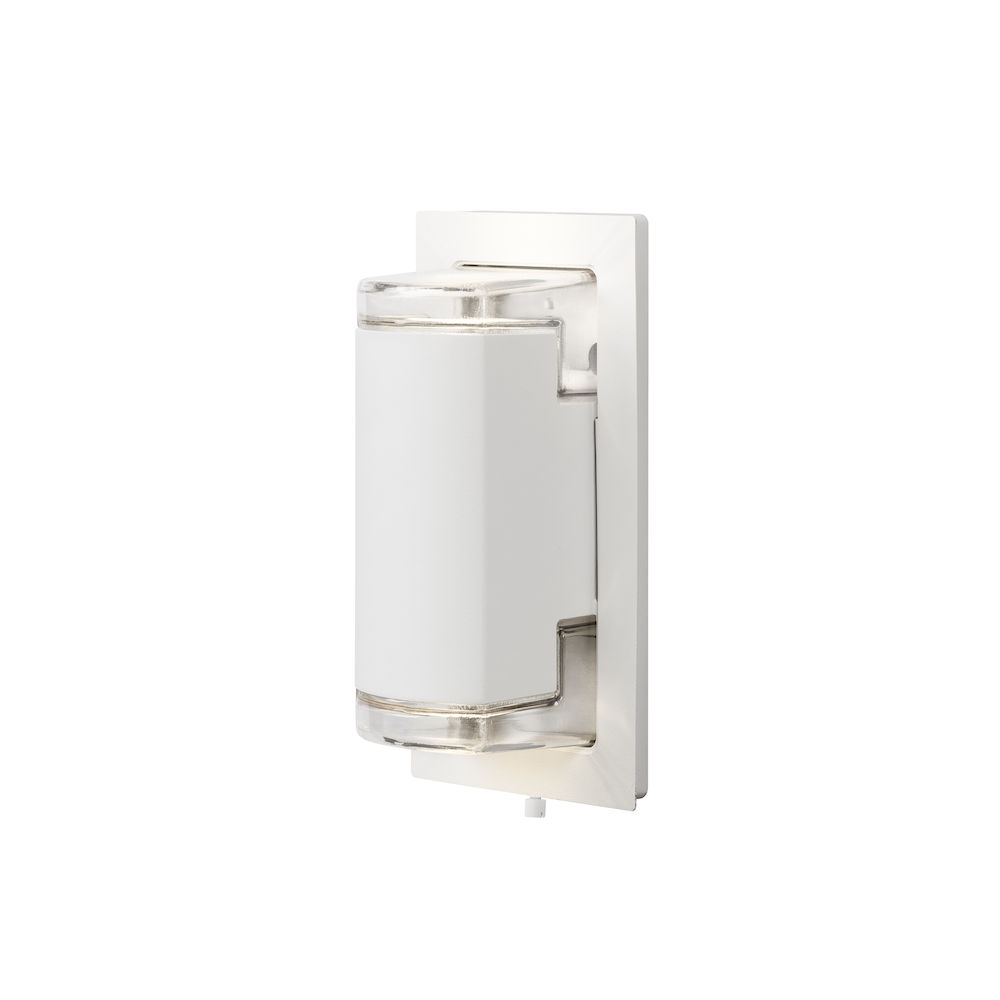 Konstsmide Potenza - applique murale d"extérieur - 11,5 x ,5 cm - IP54 - blanc