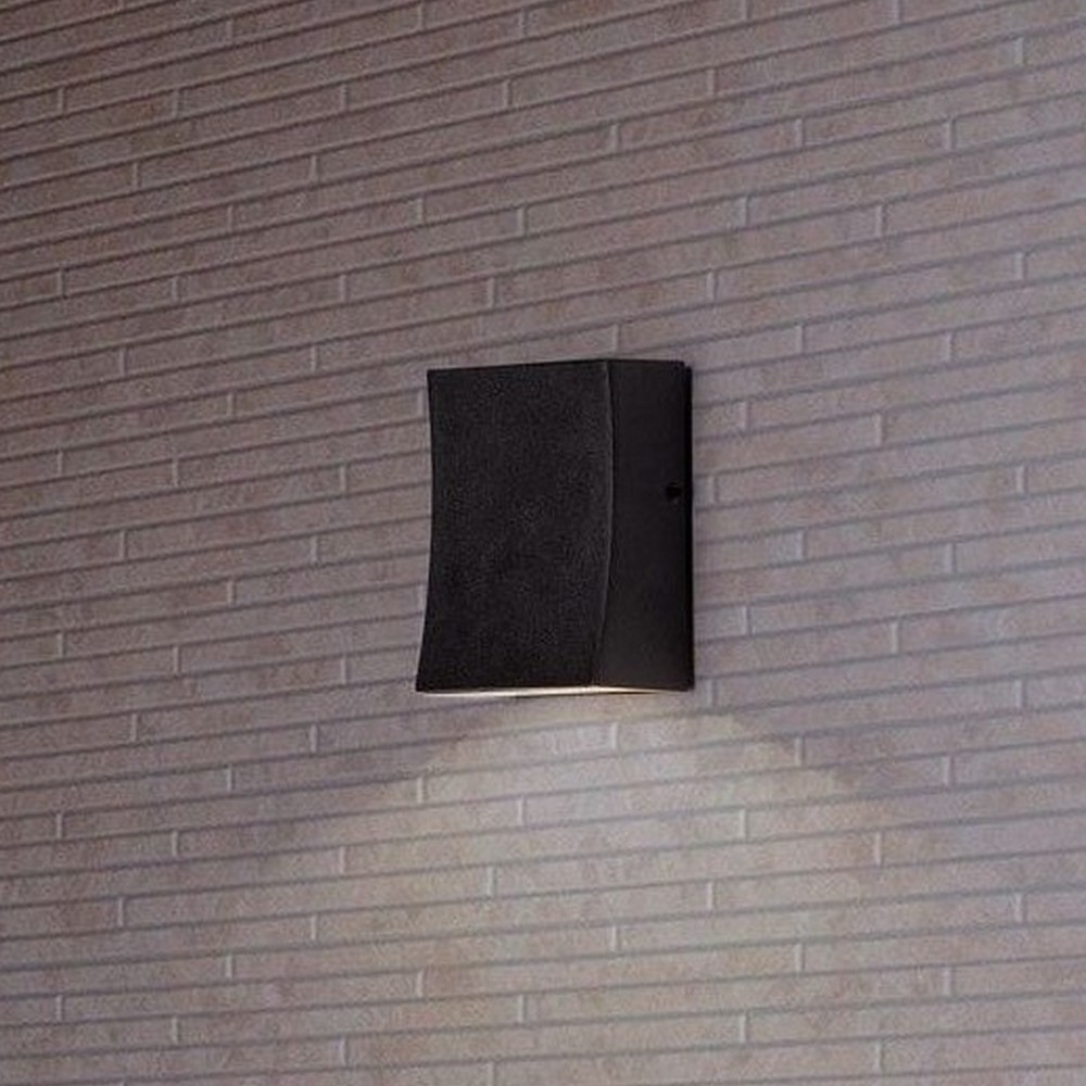 Nova Luce Boxy - applique murale extérieure - 6,5 x ,8 cm - 3W LED inclus - IP65 - anthracite foncé