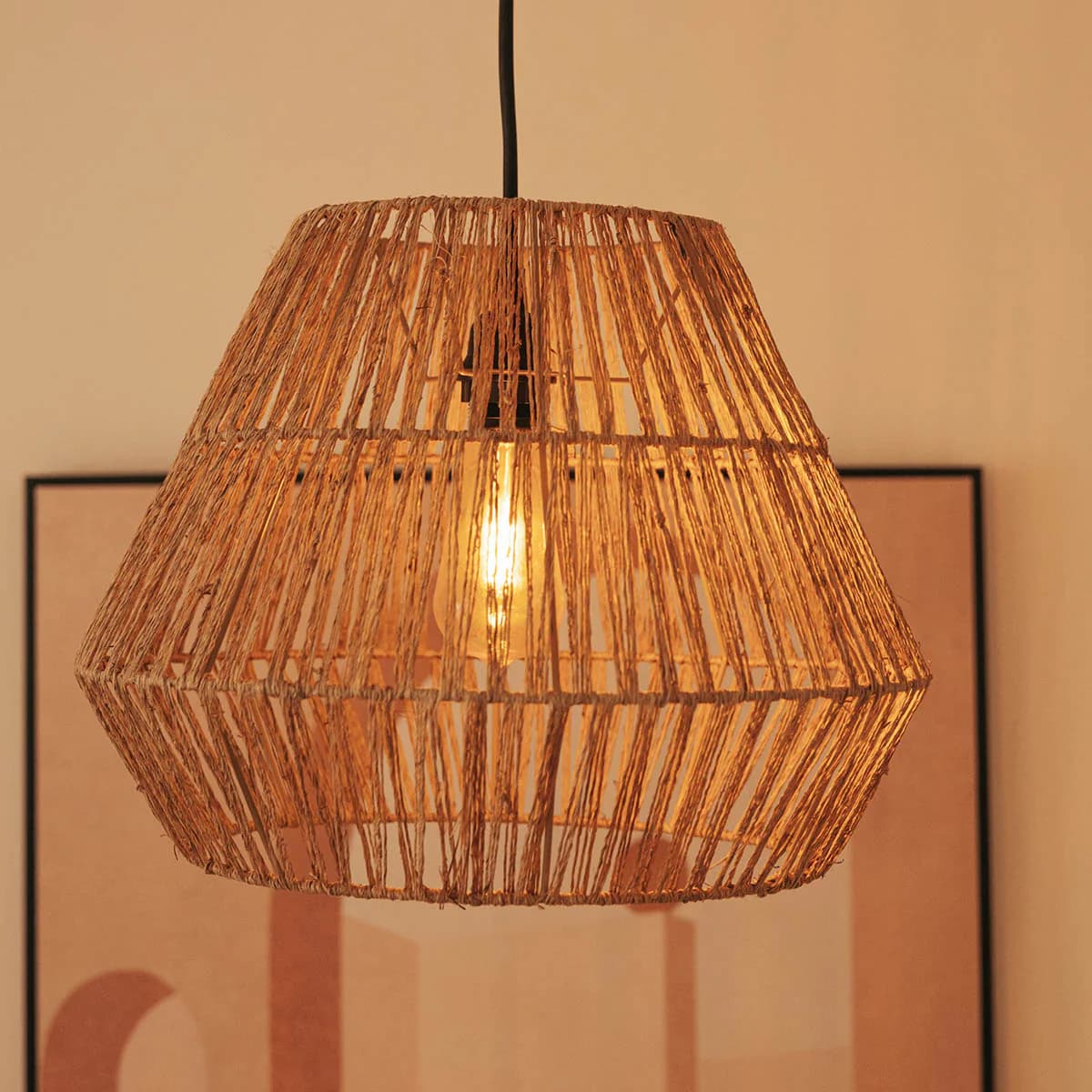 New Garden Sisine 50 - lampe suspendue - Ø ,5 cm - rotin