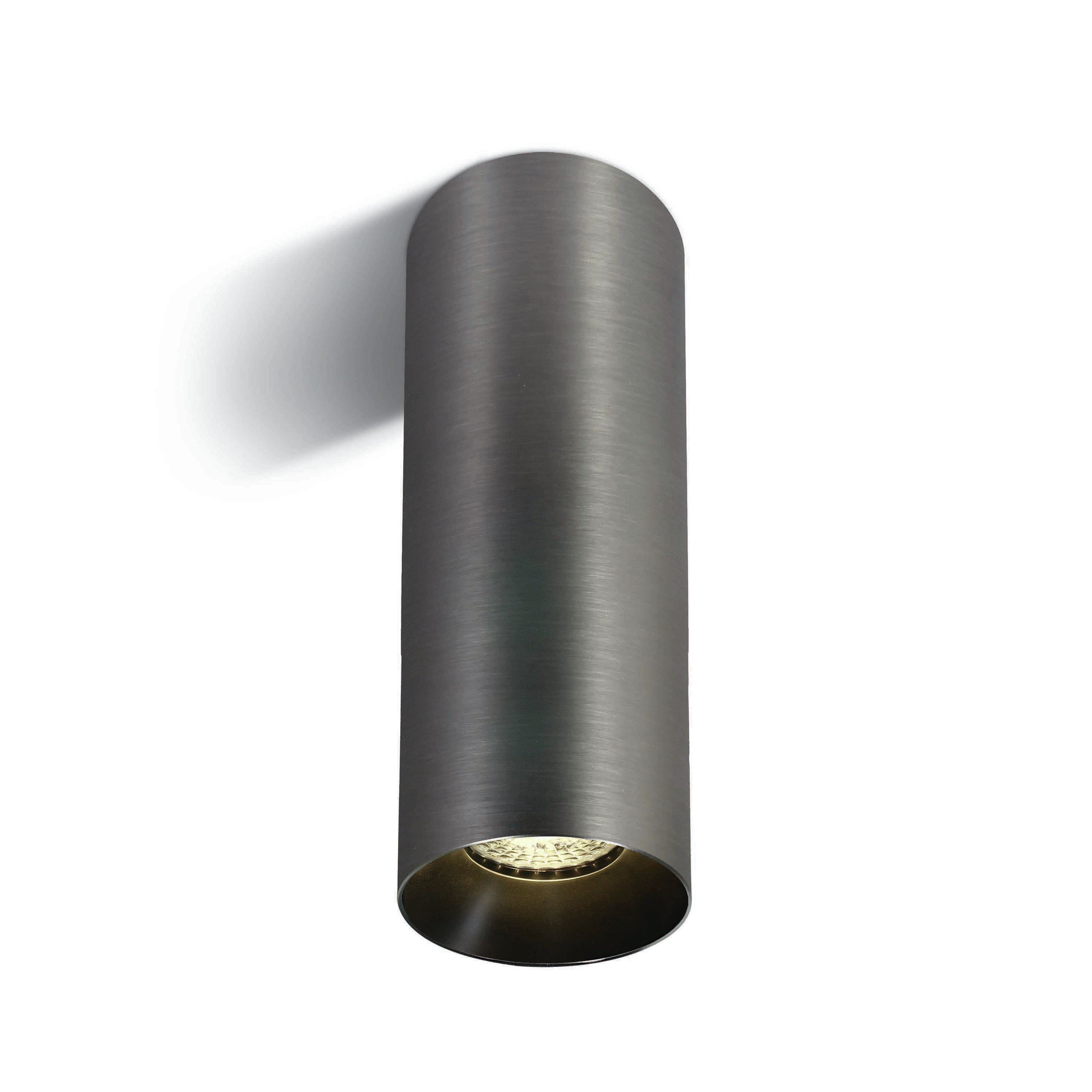 MODÈLE D’EXPOSITION - ONE Light Chill Out Cylinder GU10 - spot en saillie 1L - Ø 7,5 x - gris métal - Incl. réflecteur