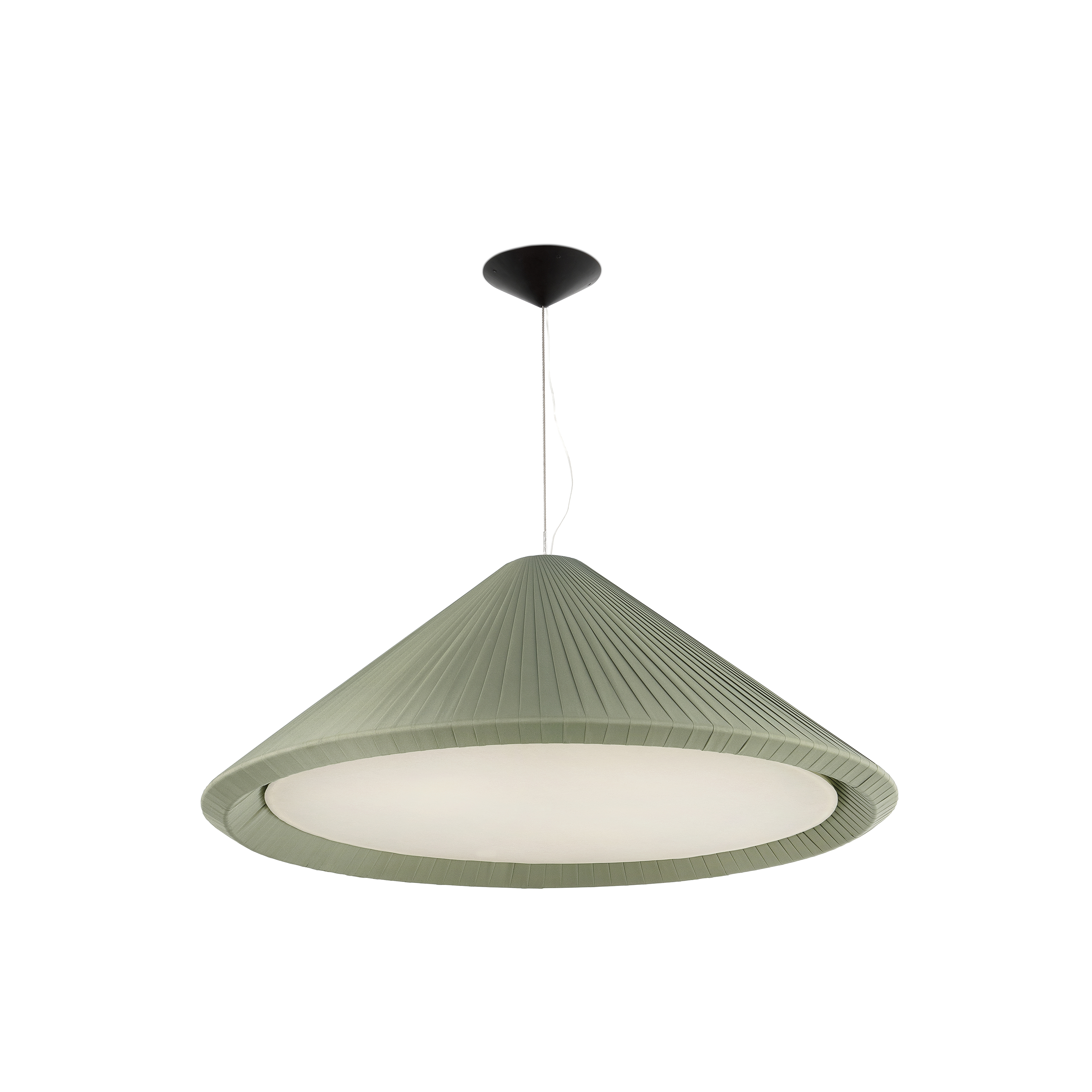 Faro Saigon-in - lampe suspendue - Ø cm - vert olive