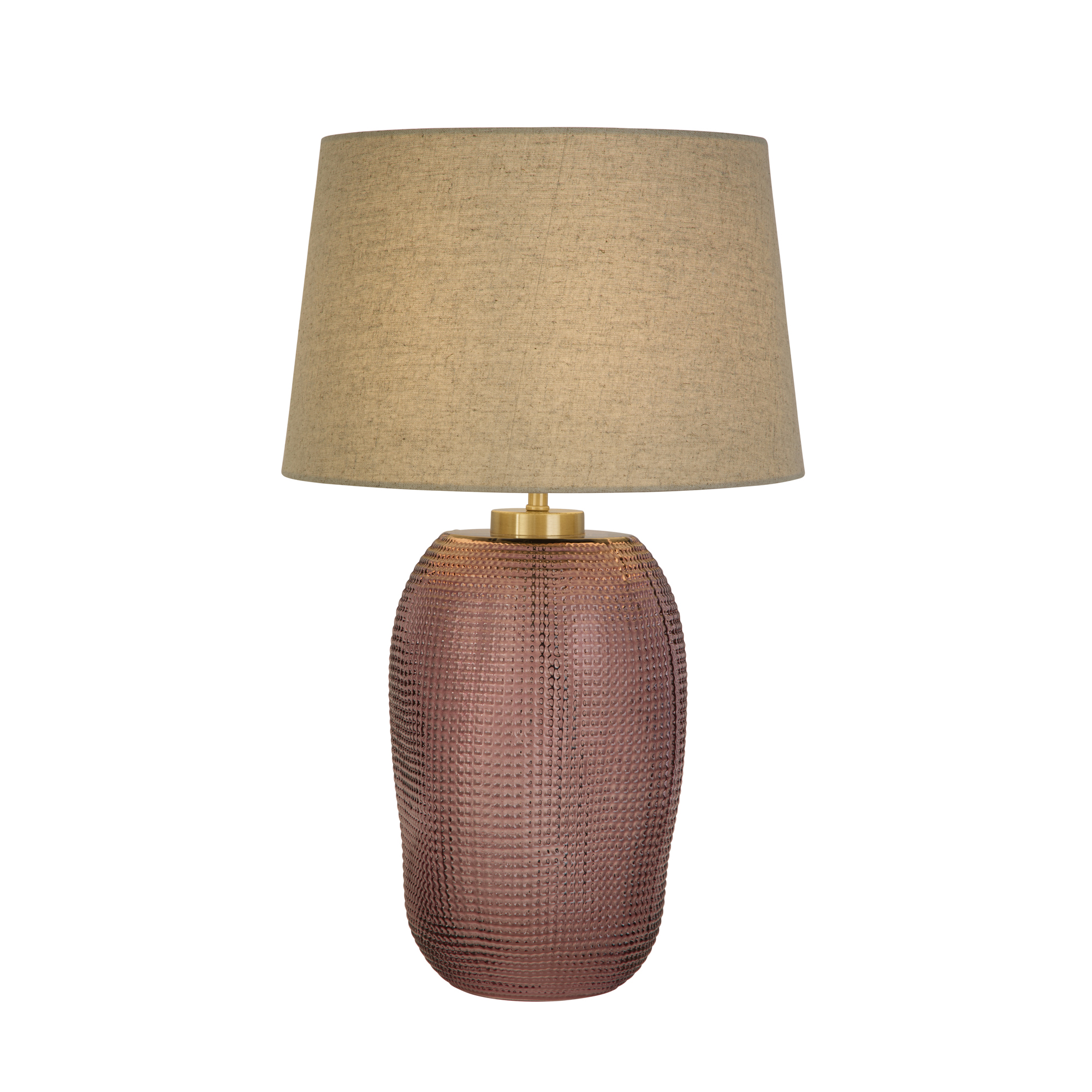 Searchlight Amethyst - lampe à poser - Ø cm - rose et beige