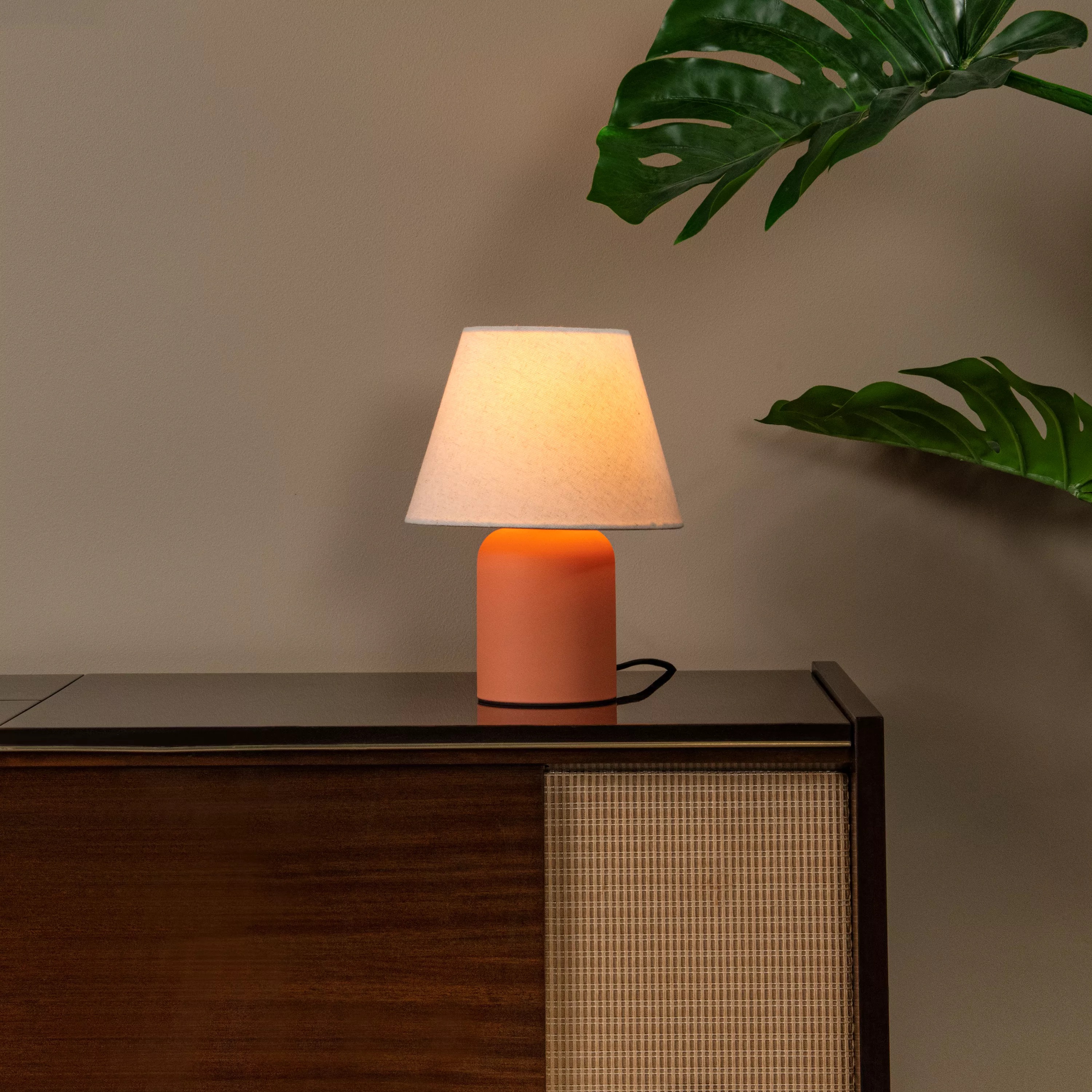Lucide Macia - lampe à poser - Ø cm - terre cuite