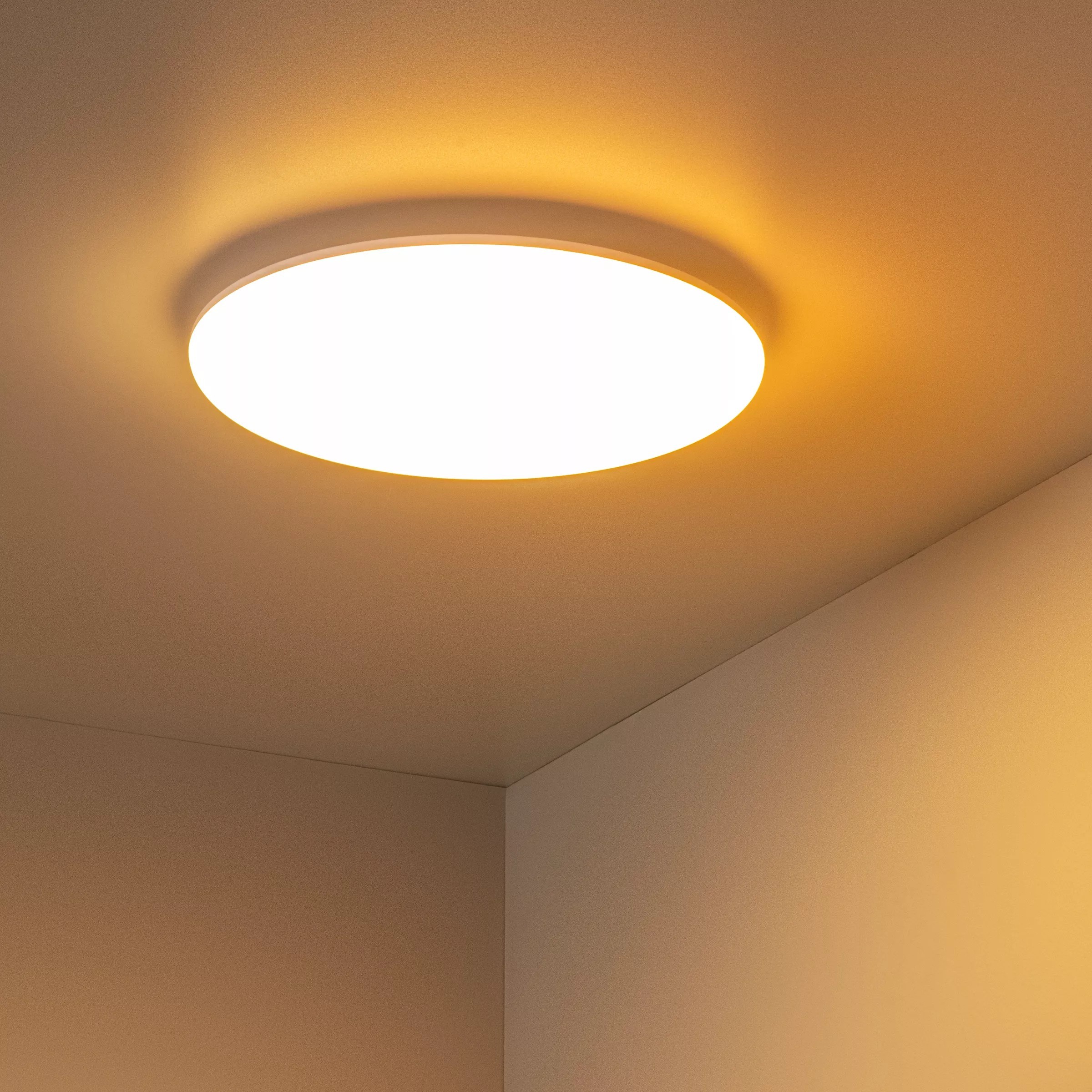 Lucide Olson - plafonnier - Ø ,7 cm - 36W LED incluse - couleur de lumière réglable - IP44 - opale et blanc