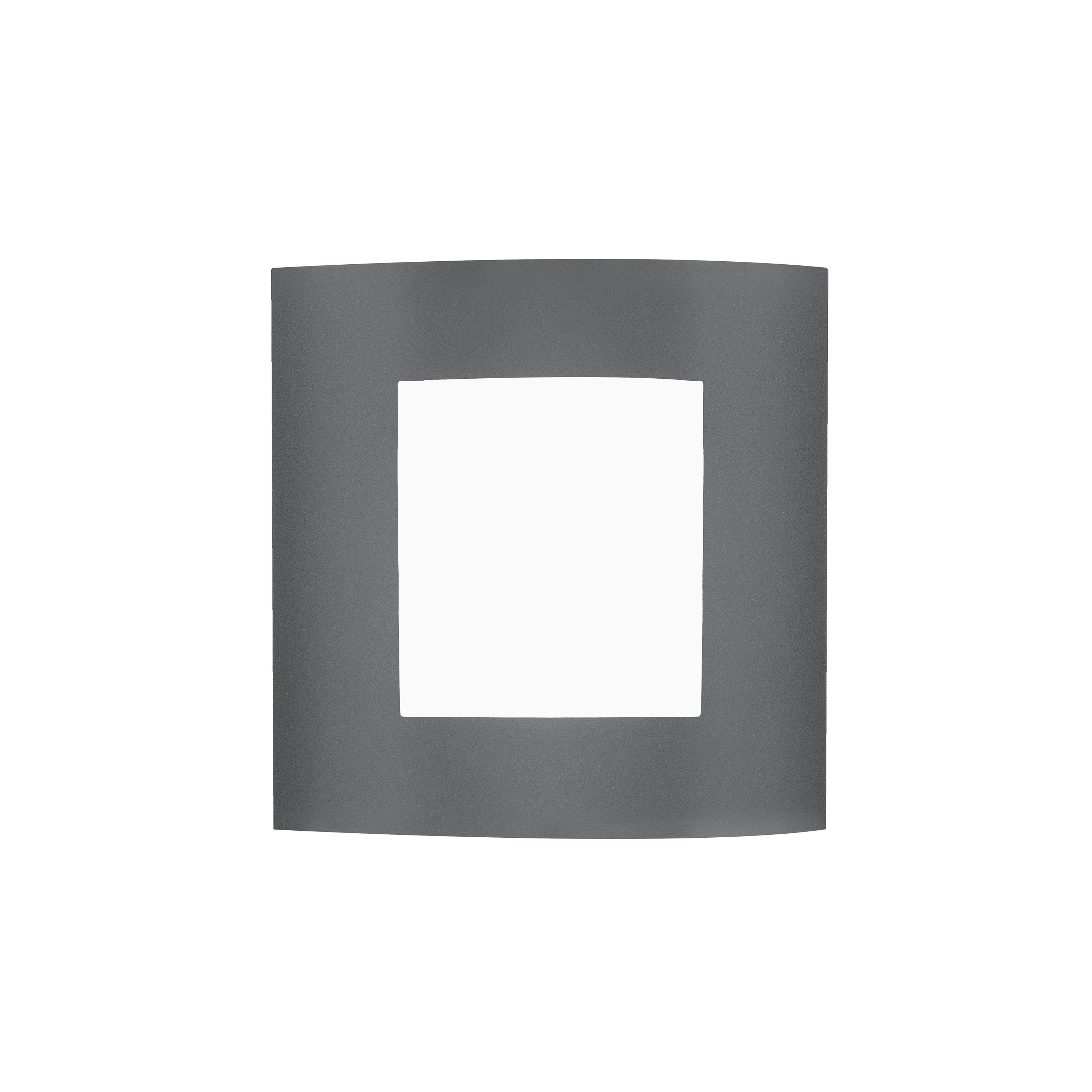 Nova Luce Zenith - Applique d"extérieur - ,5 x 26,4 cm - IP44 - gris foncé et blanc