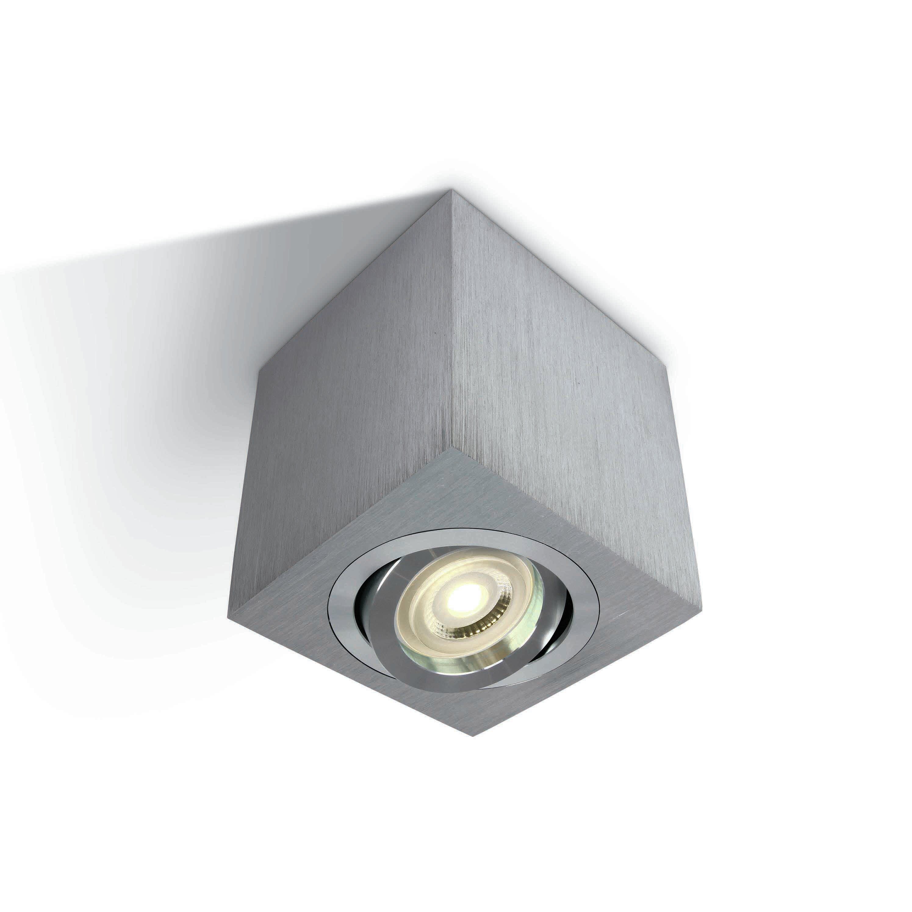 ONE Light GU10 - plafonniers - 9,5 x 9,5 x 9 cm - aluminium