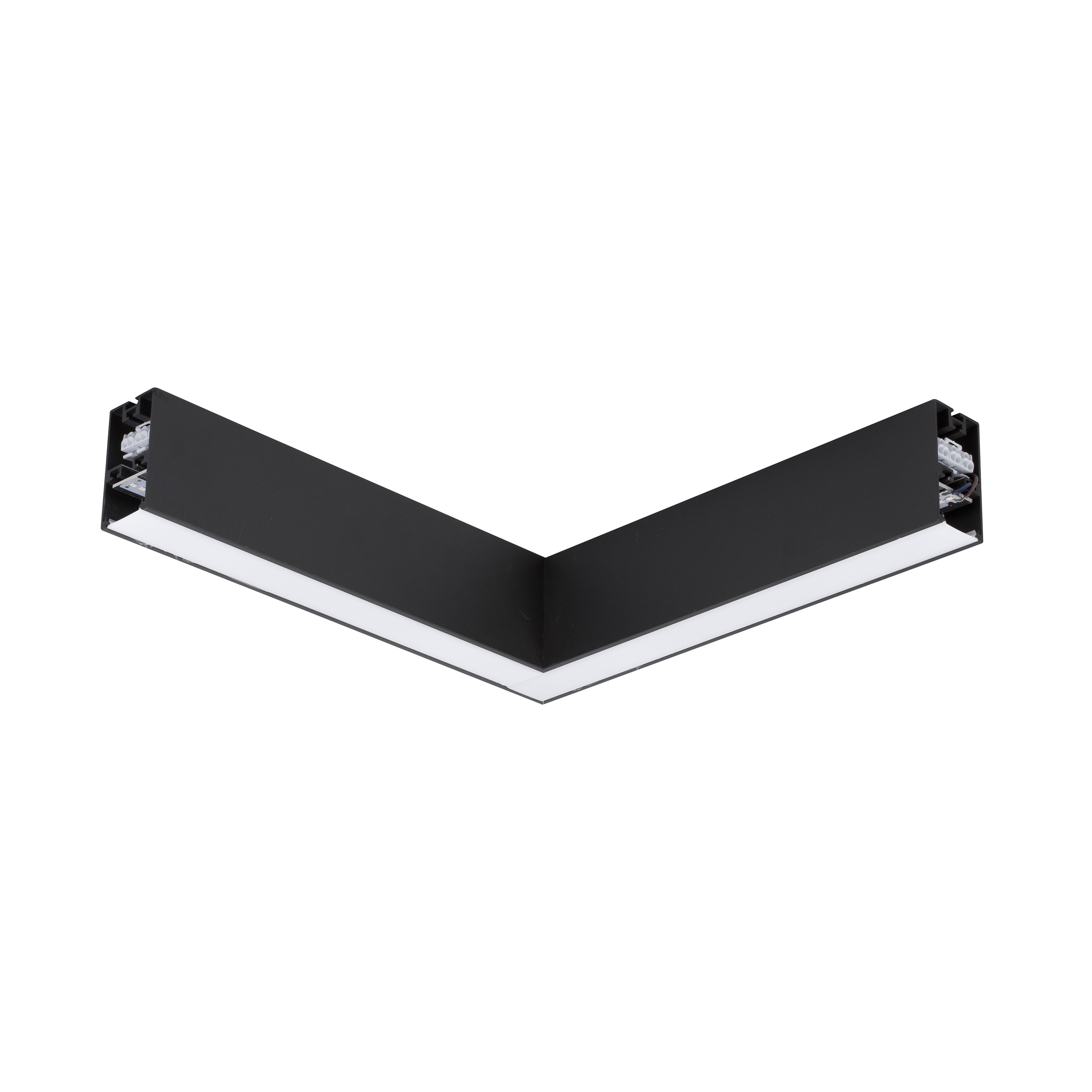 Nova Luce Dido - profilé d"éclairage linéaire - 34,5 x 3,8 x 7 cm - 20W LED inclus - noir - couleur de lumière blanche
