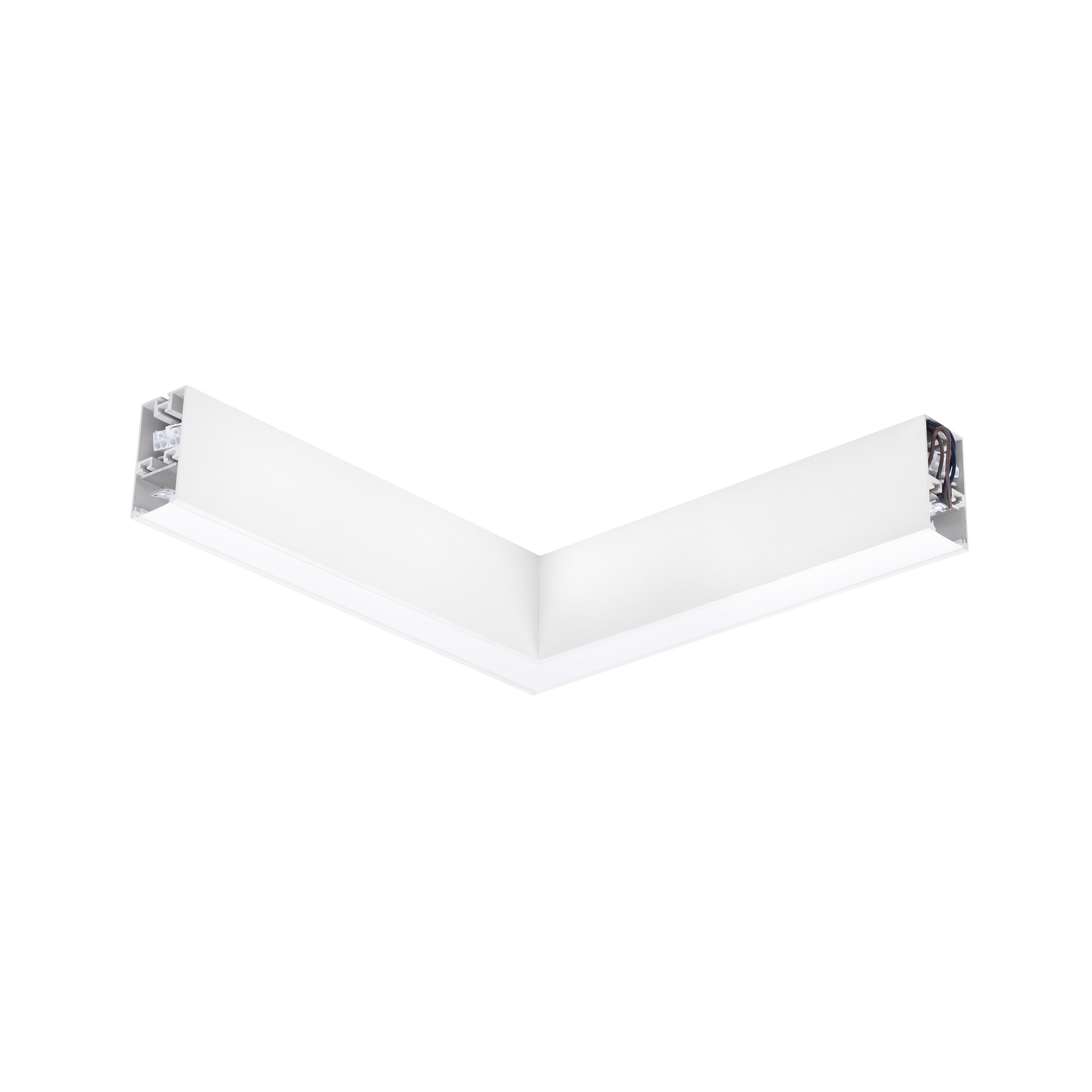 Nova Luce Dido - profilé lumineux linéaire - 34,5 x 3,8 x 7 cm - 20W LED inclus - blanc - couleur de lumière blanche