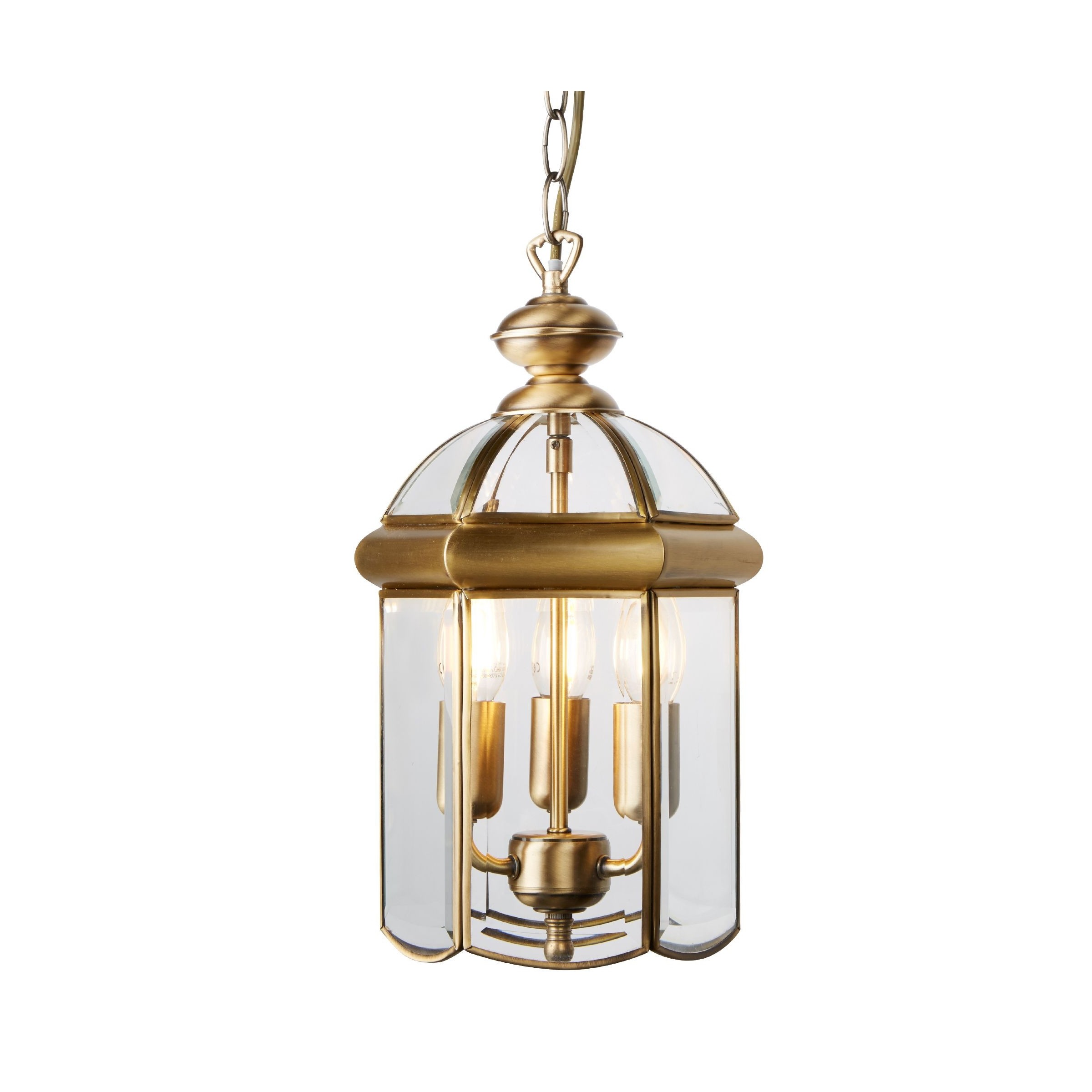 Searchlight lanternes - lustre - Ø cm - laiton antique