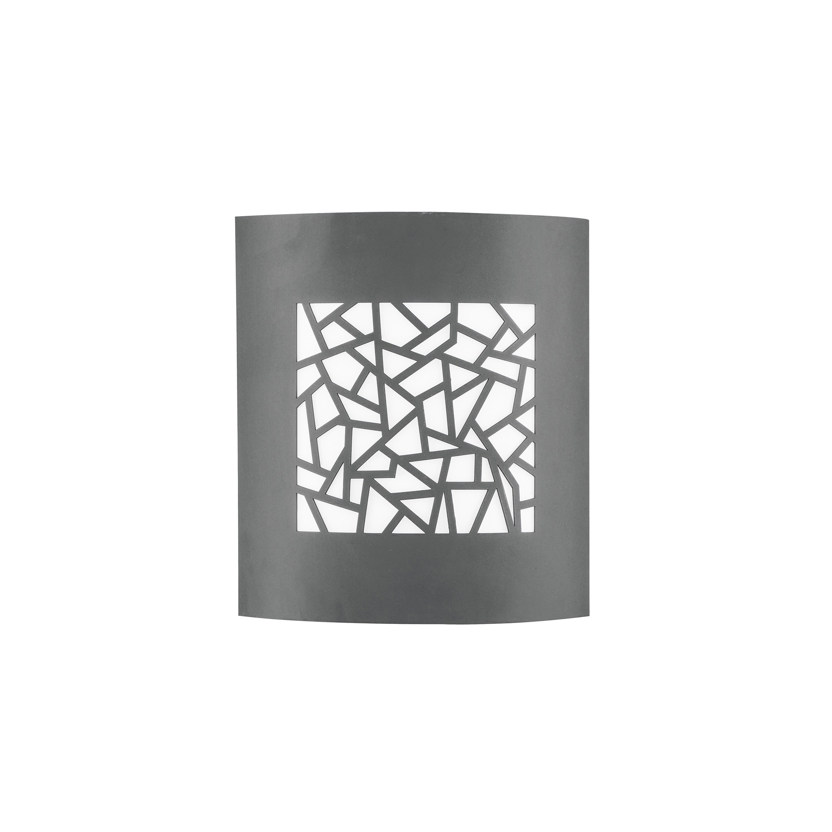 Nova Luce Zenith - applique d"extérieur - ,5 x 26,4 cm - IP44 - gris foncé